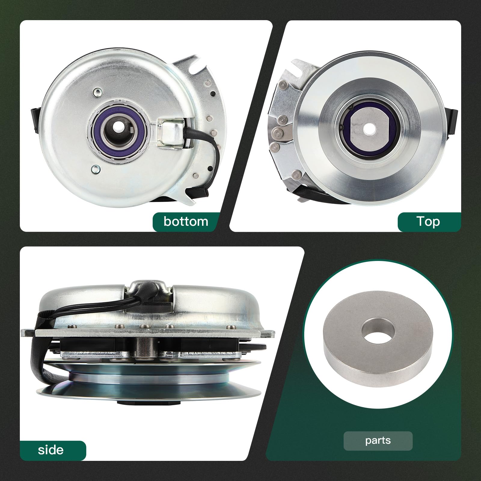 ACEBRI PTO Clutch Replacement for Bad Boy: 070-1000-00,for Bad boy 2015 2016 2017, ZT Elite, for Warner: 5218-305 5218-221 220 Mower Clutch for Craftsman/for Snapper/ 5100084/S, for Stens: 255-775