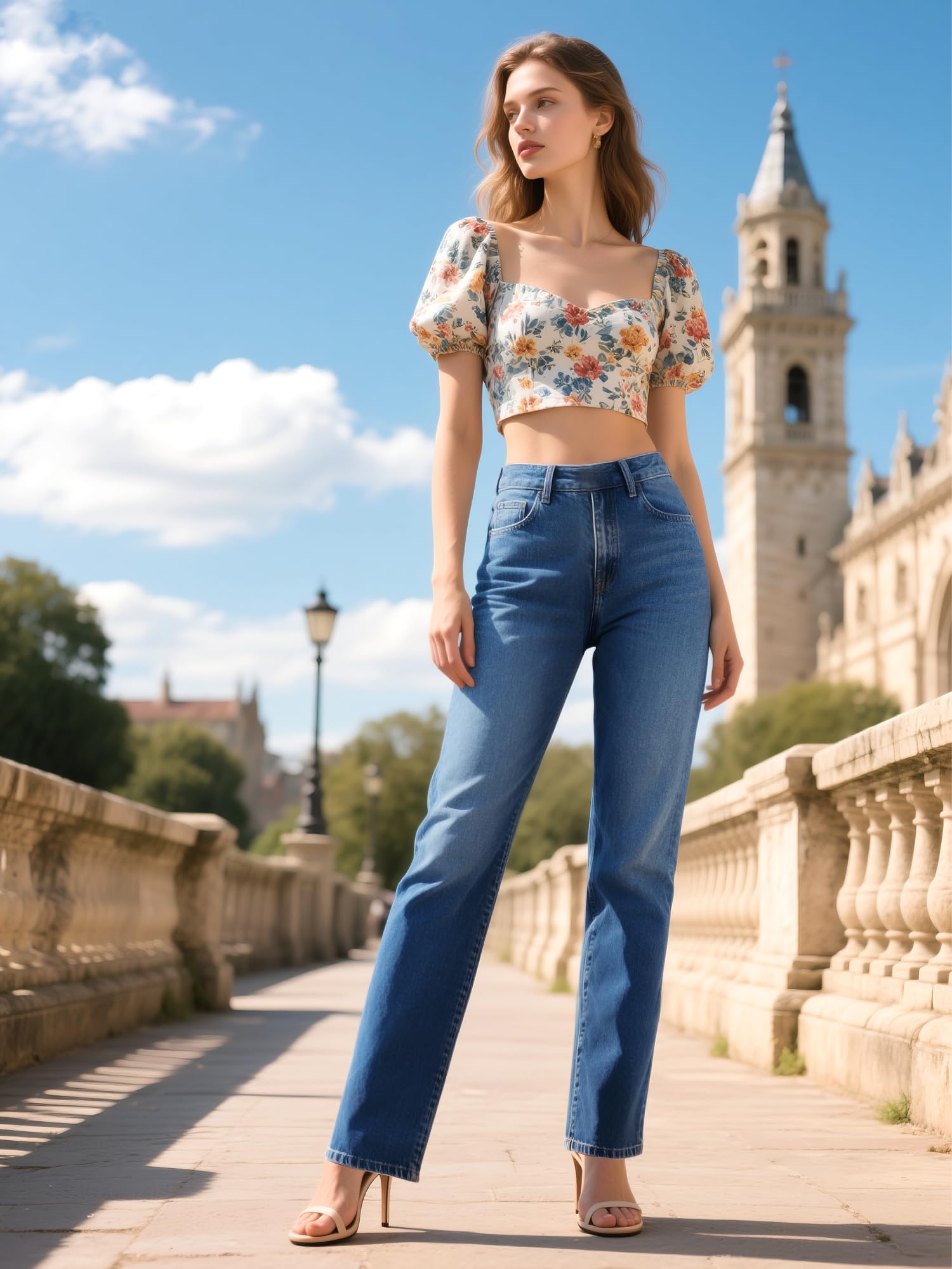 LaiEr Jeans de Yoga Elásticos de Cintura Alta para Mujeres,Pantalones de Fitness, Pantalones de Pull on Corte Micro Suaves y Cómodos Bootcut para Deportes de Yoga Fitness.
