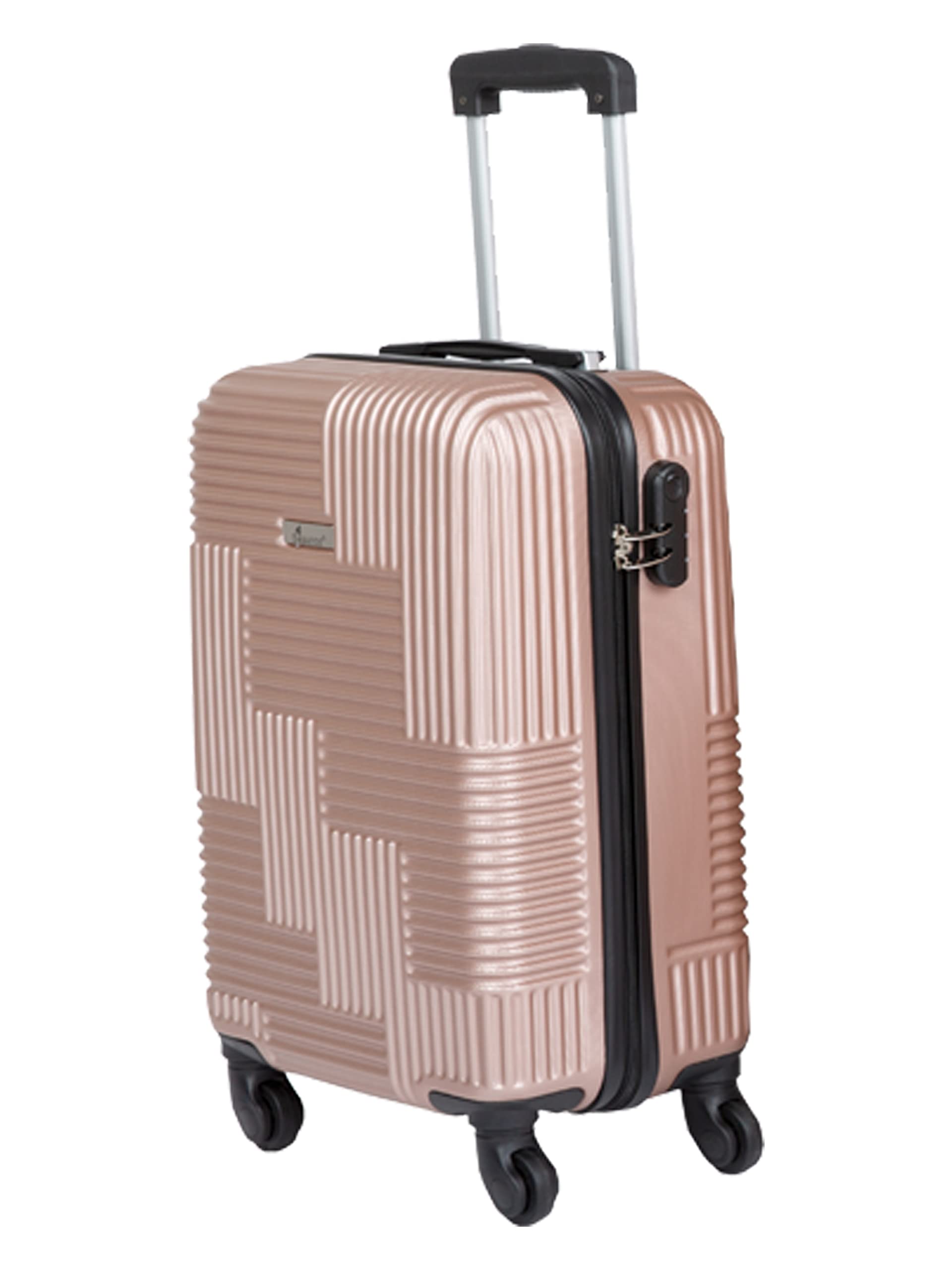 Senator Hard Case Carry on Luggage 20 Inches Small Suitcase with Wheels for Unisex – KH110 | ABS Lightweight Carryon Luggage with Spinner Wheels 4 (Carry-On 20-Inch, Rose Gold)