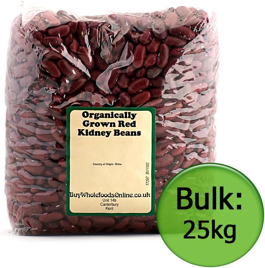 Organic Red Kidney Beans 25kg Bulk
