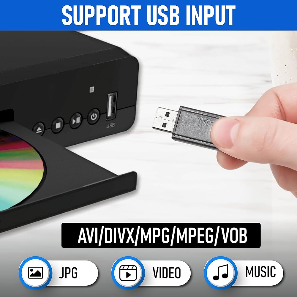 Philips DVD Players for TV with HDMI Port 1080P All Region HD DVD