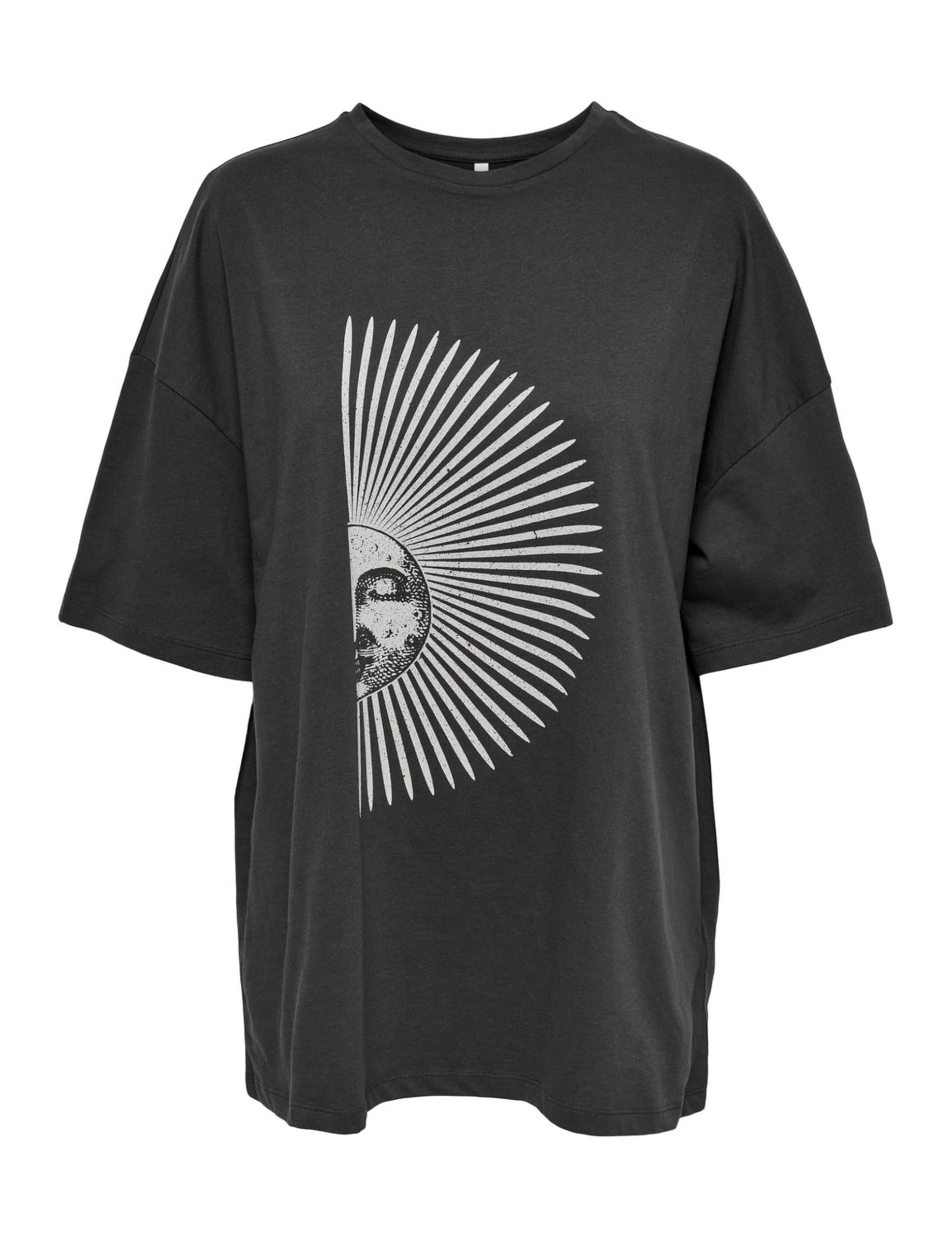 ONLY Women's Onljoyfull Life Top JRS TLL, Phantom, S/Tall