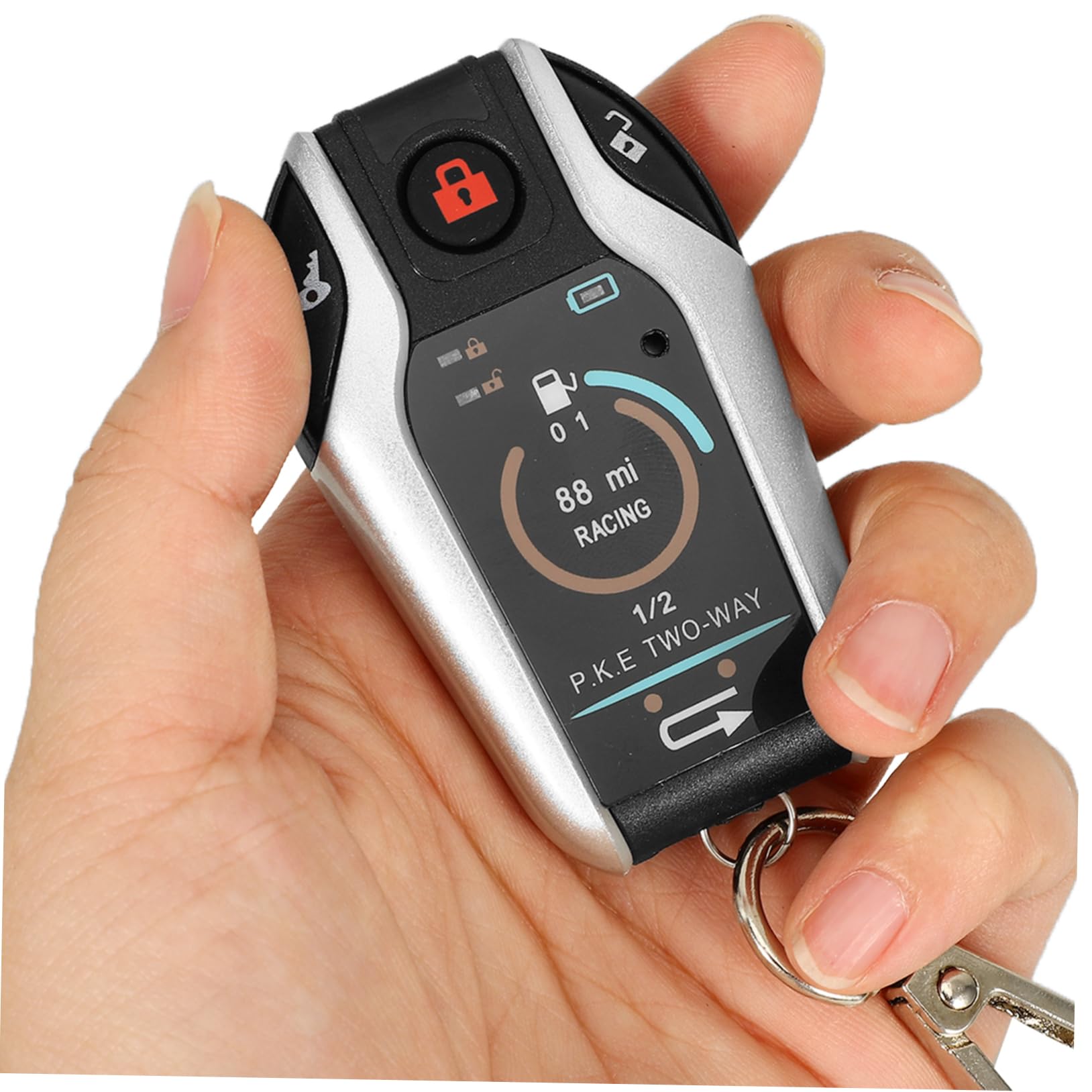 Kit Antifurto per Motociclette con Funzione di Avvio e Blocco Automatico Motore con Telecomando, Dispositivo di Sicurezza in Plastica