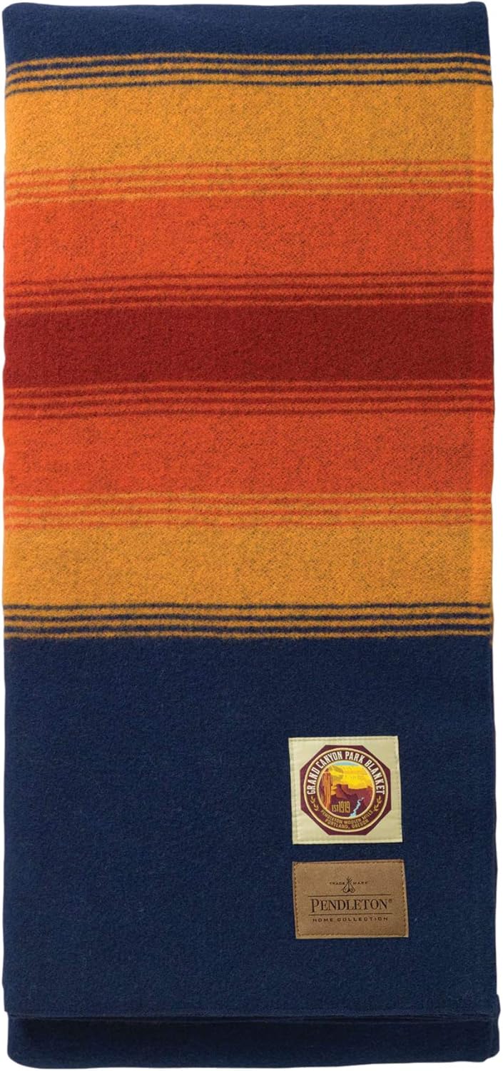 Pendleton, National Parks Blanket, Grand Canyon Navy, Queen (90in x 90in)