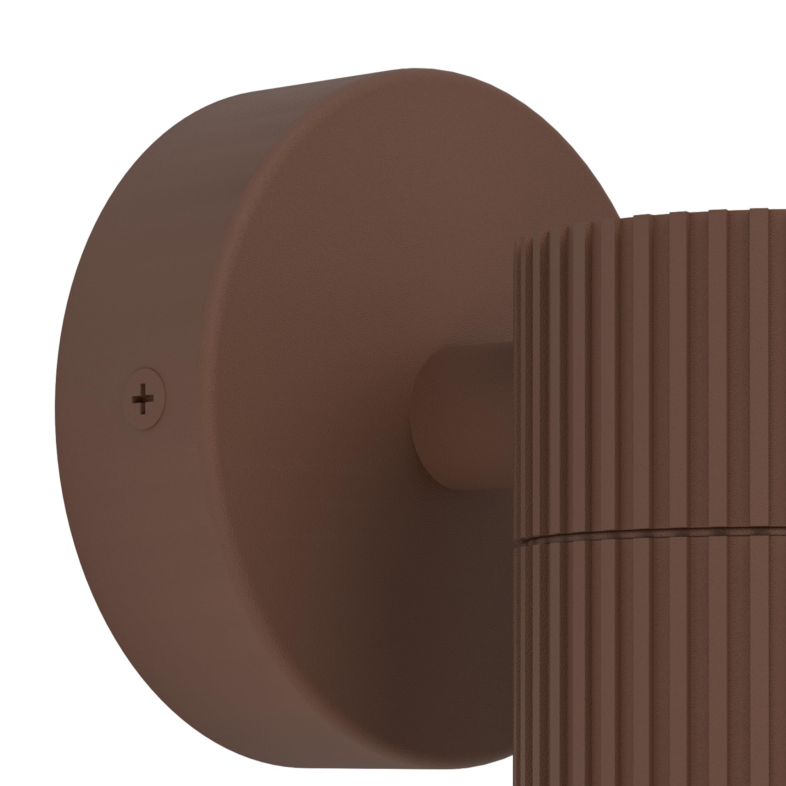 EGLO Lampada da parete per ambienti esterni Tomelloso, illuminazione | a muro, con luce verso il basso, in alluminio color ruggine, attacco GU10, IP44