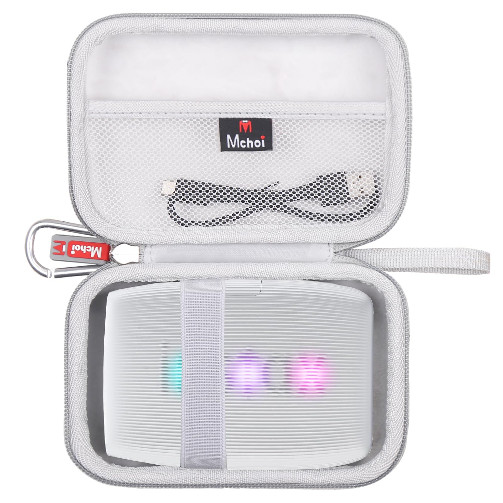 Mchoi Hard Storage Case Fits for Fujifilm Mini Link 3 2 1 Smartphone Printer, Case Only, Clay White