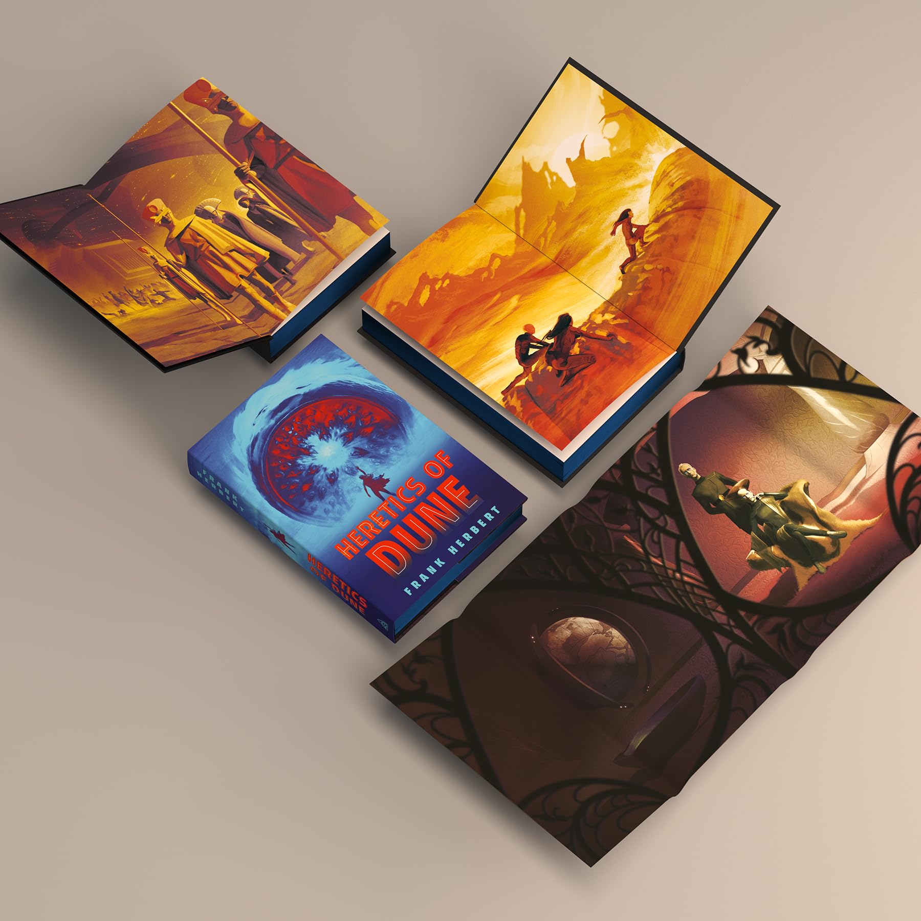 Frank Herbert's Dune Saga Books 4-6 Deluxe Hardcover Boxed Set: God Emperor of Dune, Heretics of Dune, and Chapterhouse: Dune
