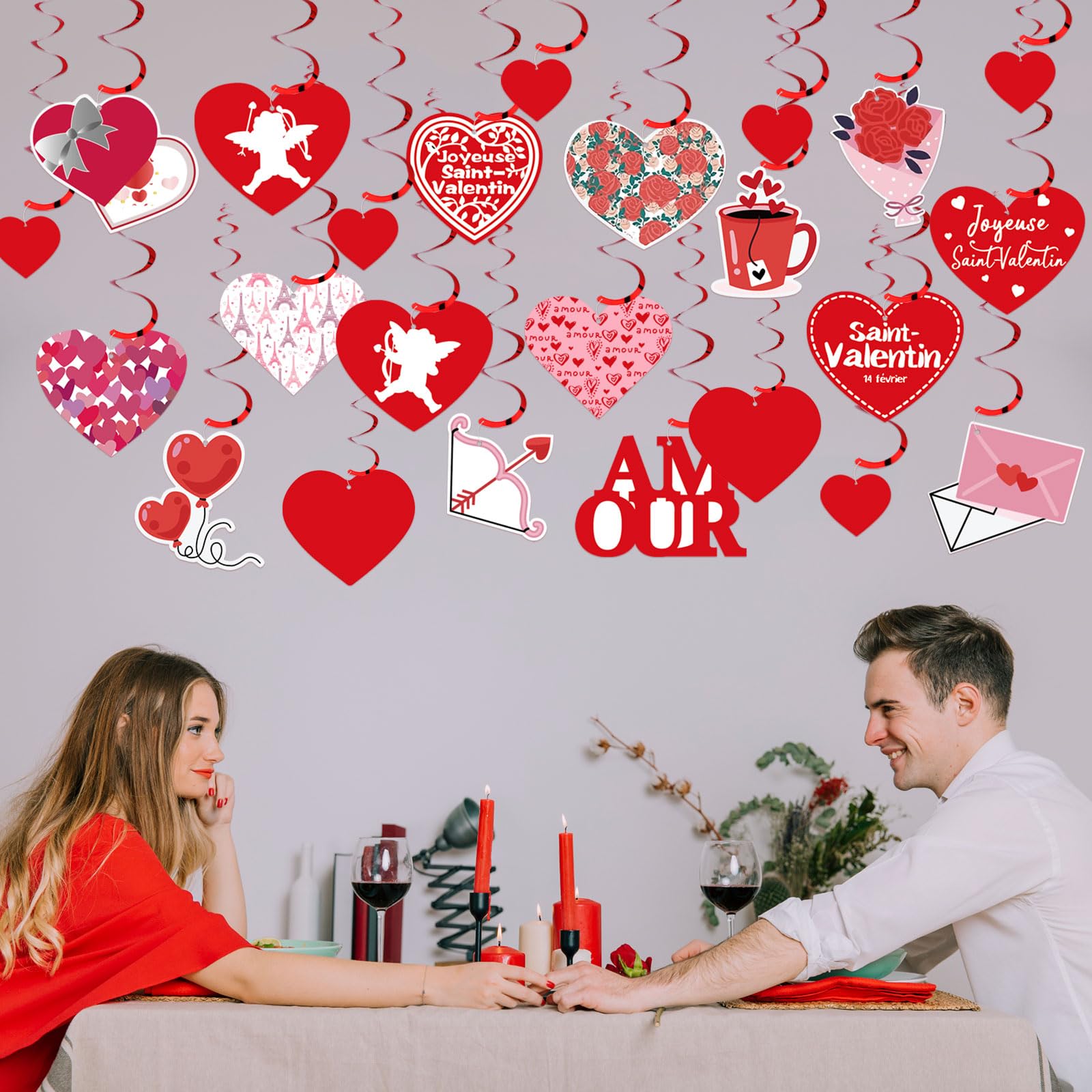 Décoration de porte pour la Saint-Valentin, décoration d'ambiance de fête, ornements en papier, accessoires textiles pour la maison - Nihaojewelry ance Décoration de porte pour la Saint-Valentin, décoration d'ambiance de fête, ornements en papier, accessoires textiles pour la maison - Nihaojewelry ance