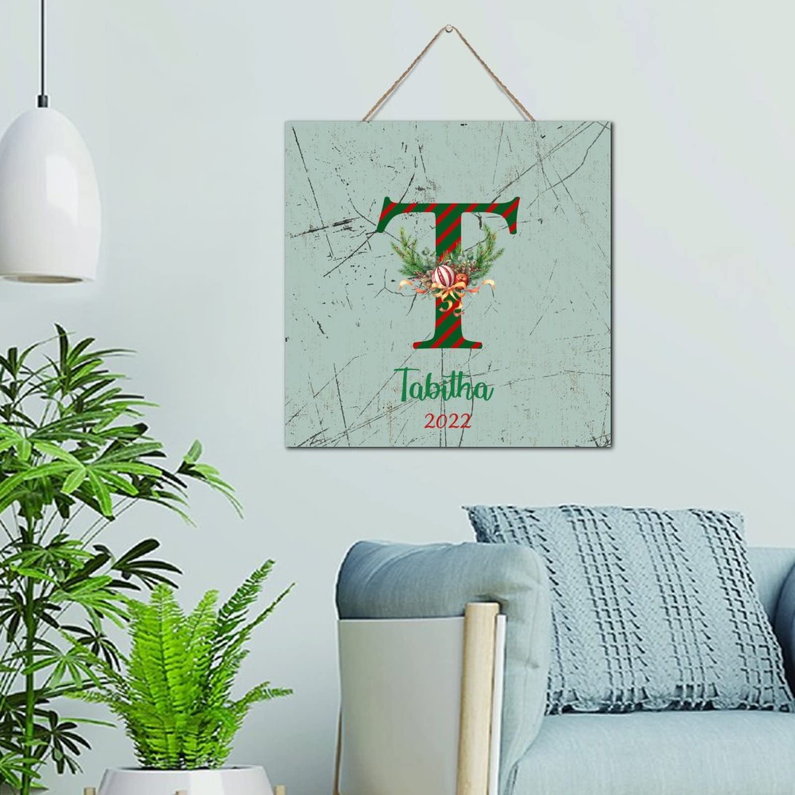Monogramme personnalisé bois : sublimez vos murs avec cette décoration peinte unique
