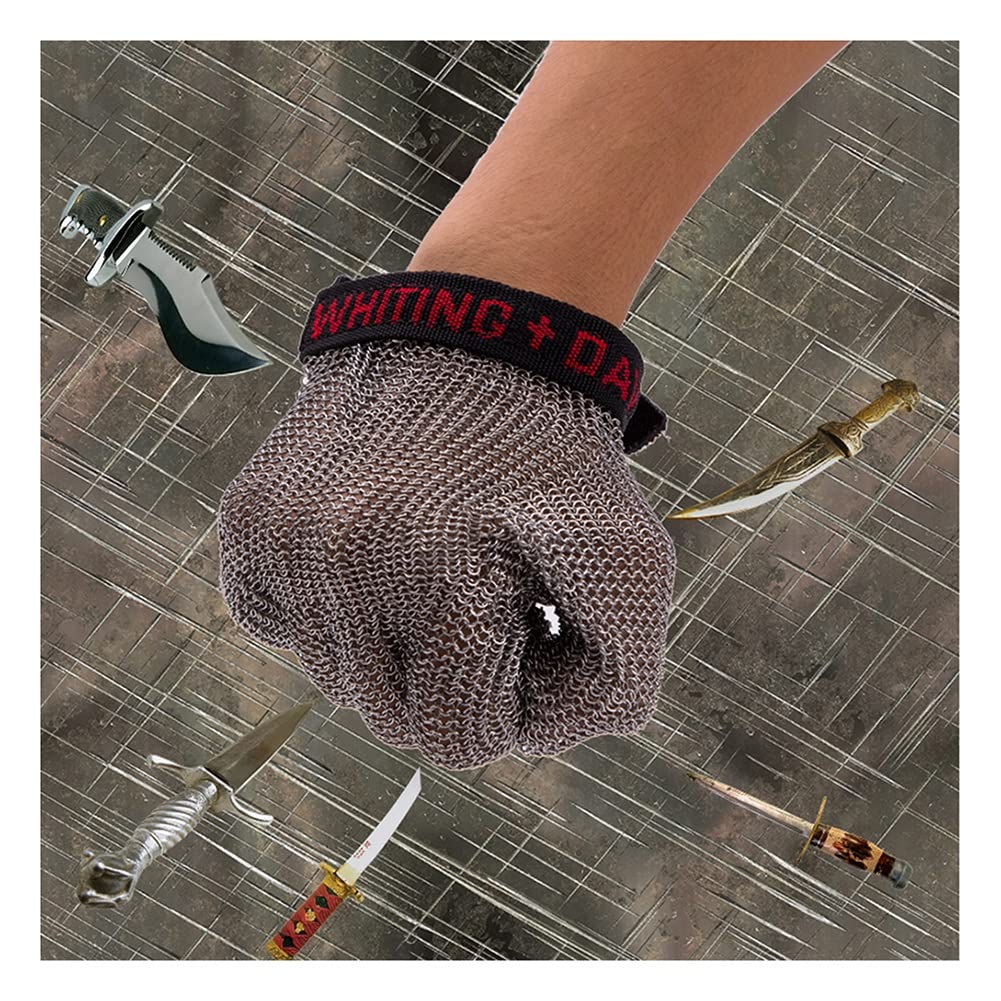 Protección De Seguridad Guantes Resistentes A Cortes De Metal para Jardinería Cocina Carnicero Protección De Nivel 5 De Grado Alimenticio (Size : 1 Piece/XS)