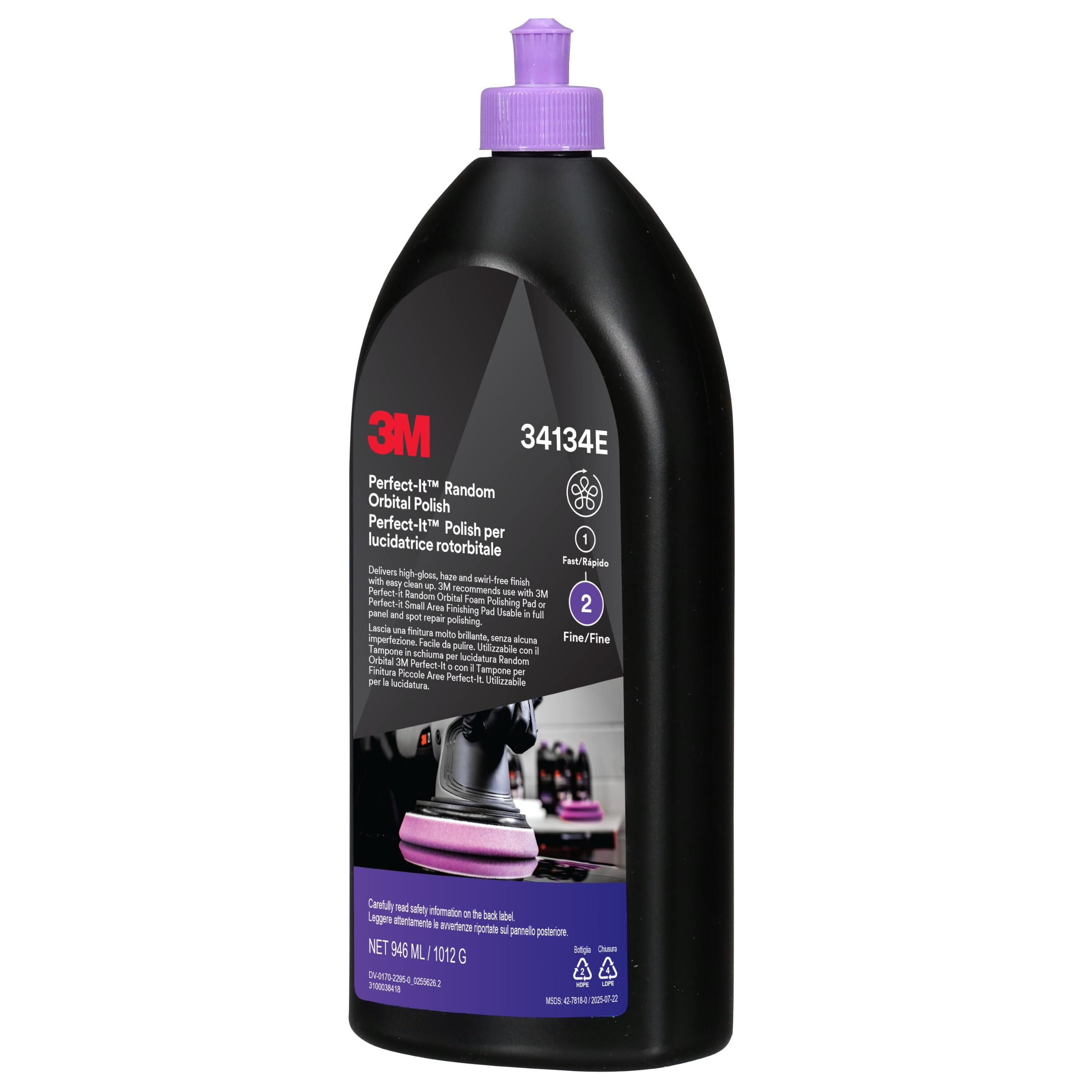 3M Perfect It Abrillantador para sistema rotorbital, 946 ml 34134E