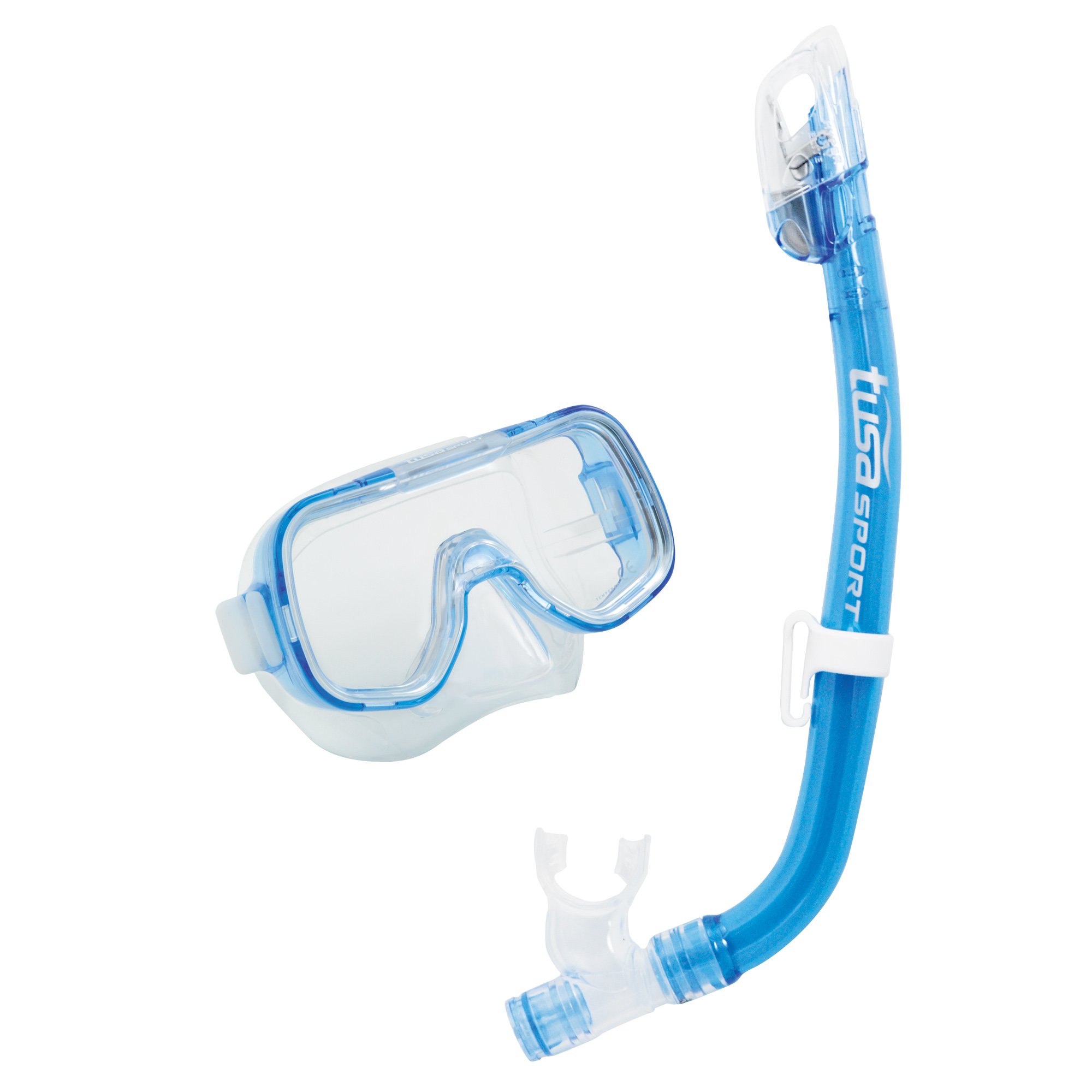 Tusa Mini Kleio Junior Mask & Snorkel Set - Colour Choice (Blue/clear)