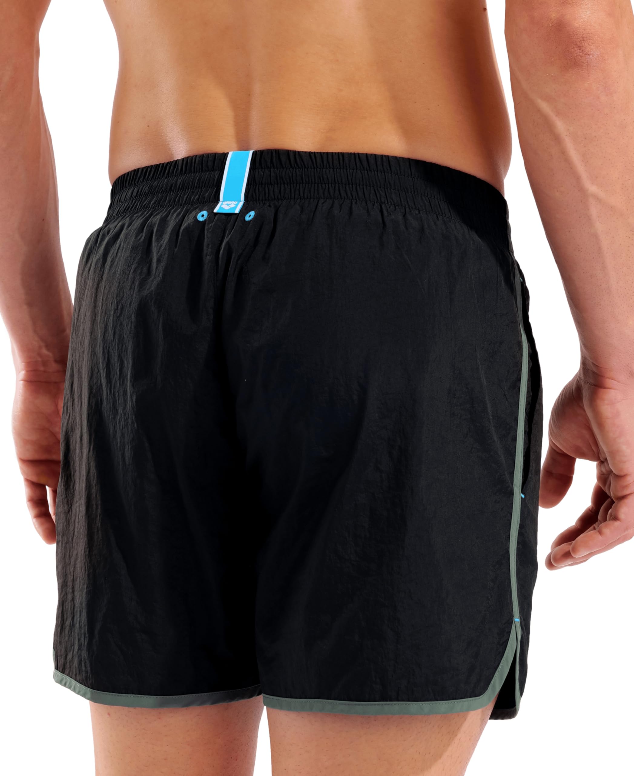 ARENA Bañador Corto para Hombre Big Logo Borders