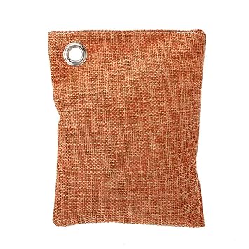 Homgee 1 Pack 100g Activated Charcoal Bag for Home Activated Charcoal Fresher Odor Absorber Remove TVOC Mold Moisture Purify Air for House Car Wardrobe Cabinet