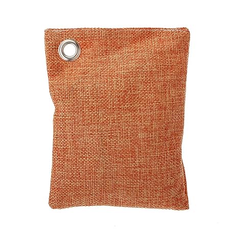 1 Pack 100g Bamboo Charcoal Bag for Home Activated Charcoal Fresher Odor Absorber Remove TVOC Mold Moisture Purify Air for House Car Wardrobe Cabinet