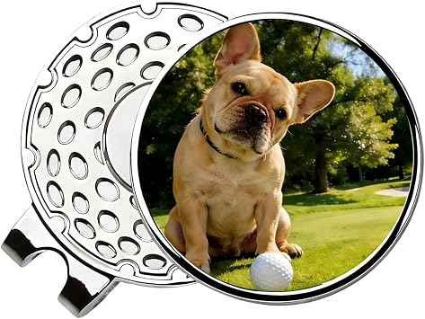 Custom Golf Ball Marker, Personalized 1" Golf Ball Markers with Your Photo Logo or Text, Custom Ball Marker for Men Women Corporate Branding Club