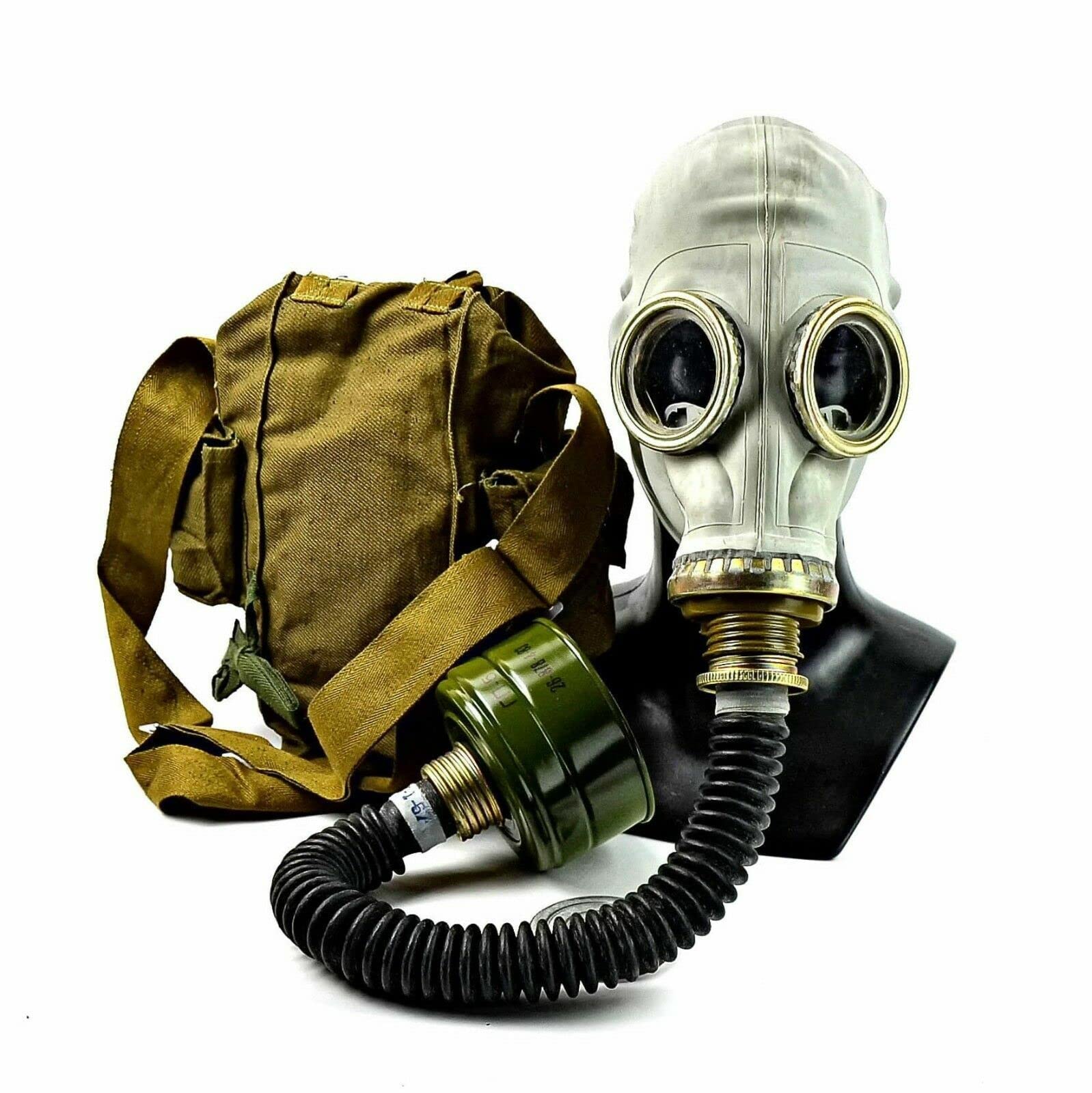 日本軍 海軍 ガスマスク フィルター付き 旧日本軍 サバゲー ミリタリー Amazon | 【本物】1950-80年代製 ソ連製 ソビエト軍 GP-5 ガス