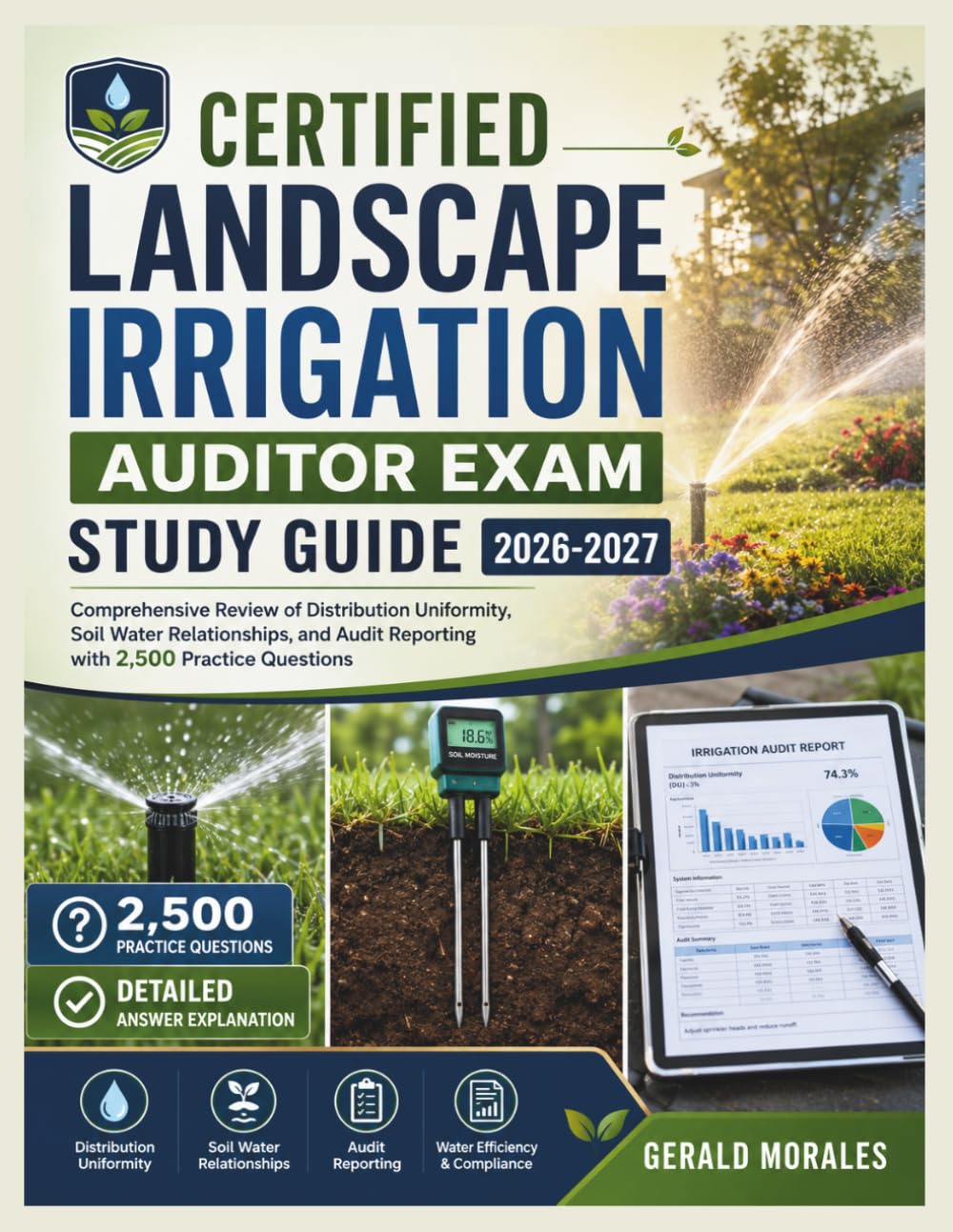 Landscape Irrigation Auditor Exam Study Guide 2026-2027: Comprehensive Review of Distribution Uniformity, Soil Water Relationships, and Audit Reporting with 2,500 Practice Questions