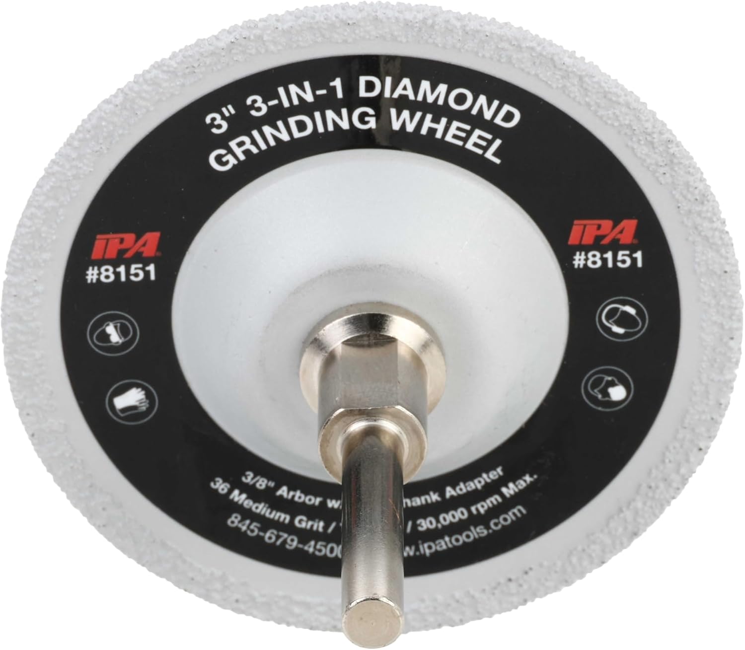 Innovative Products Of America - 3 3-In-1 Diamond Grinding Wheel (8151), One Size