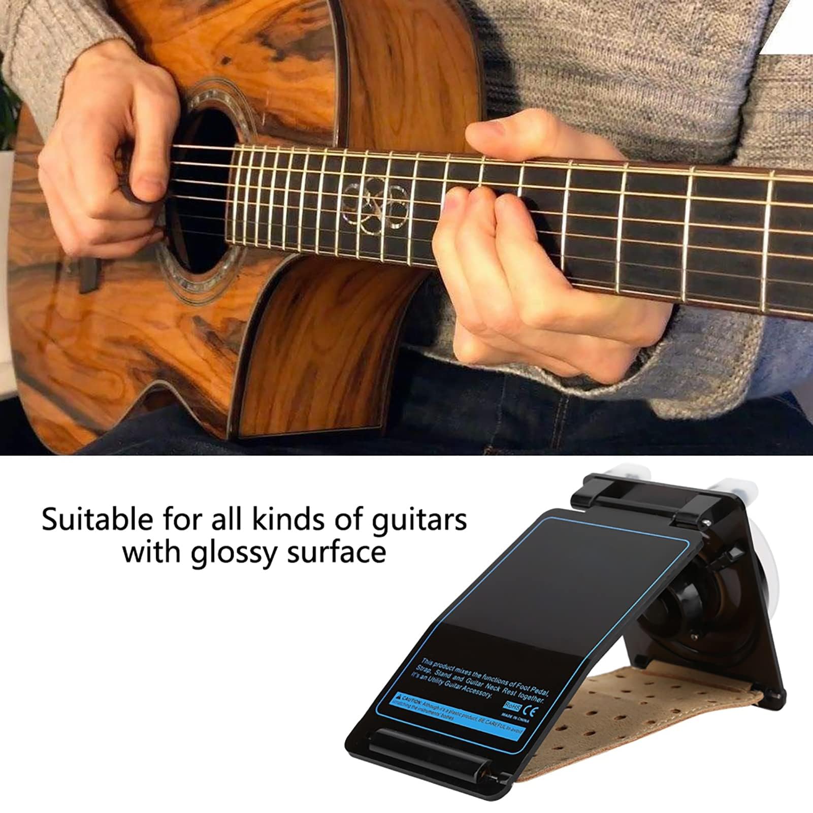 Support de Repose-Cou de Bureau, Accessoire de Tabouret de Pied Multiple pour Guitares Classiques Folk, Supports Utilitaires