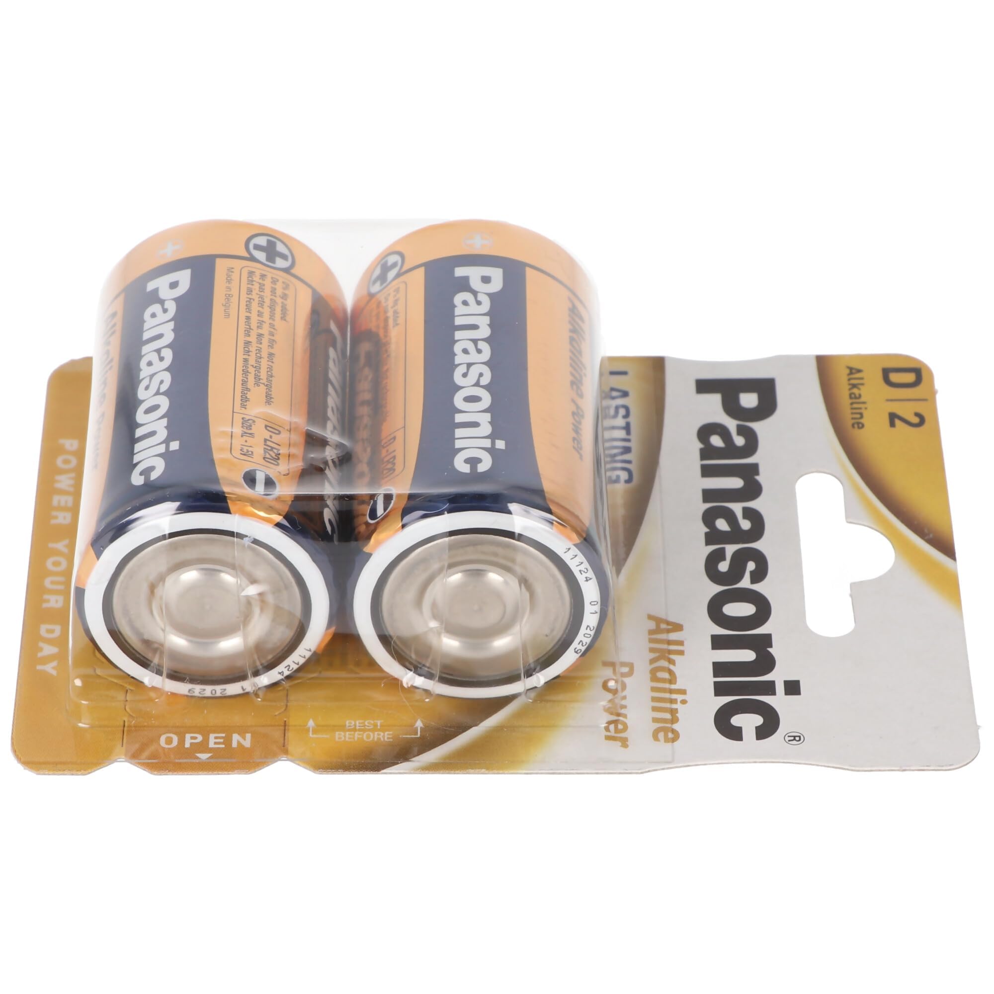 Panasonic Lr20Apb/2Bp LR20A Bateria, Czarny/Złoty, D, 2 Sztuki