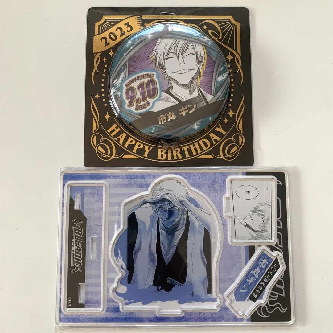 Amazon.co.jp: BLEACH バースデイ缶バッジ ジオラマ 市丸ギン : おもちゃ
