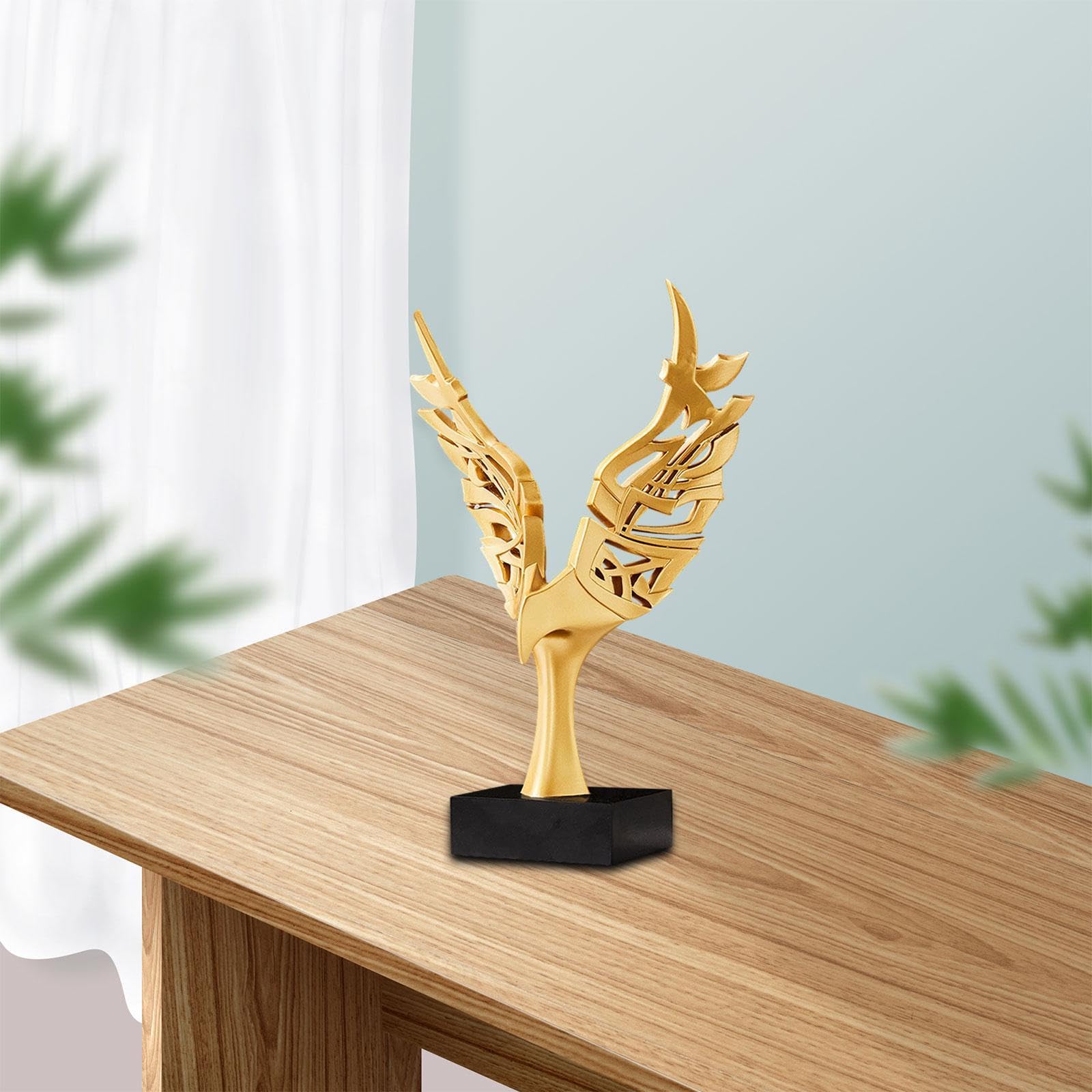 ZXQUEGF Statua orła figurka zwierzątko rzemiosło antyczna kolekcjonerska statua z żywicy ozdoba na biurko salon dekoracja do pokoju dziennego