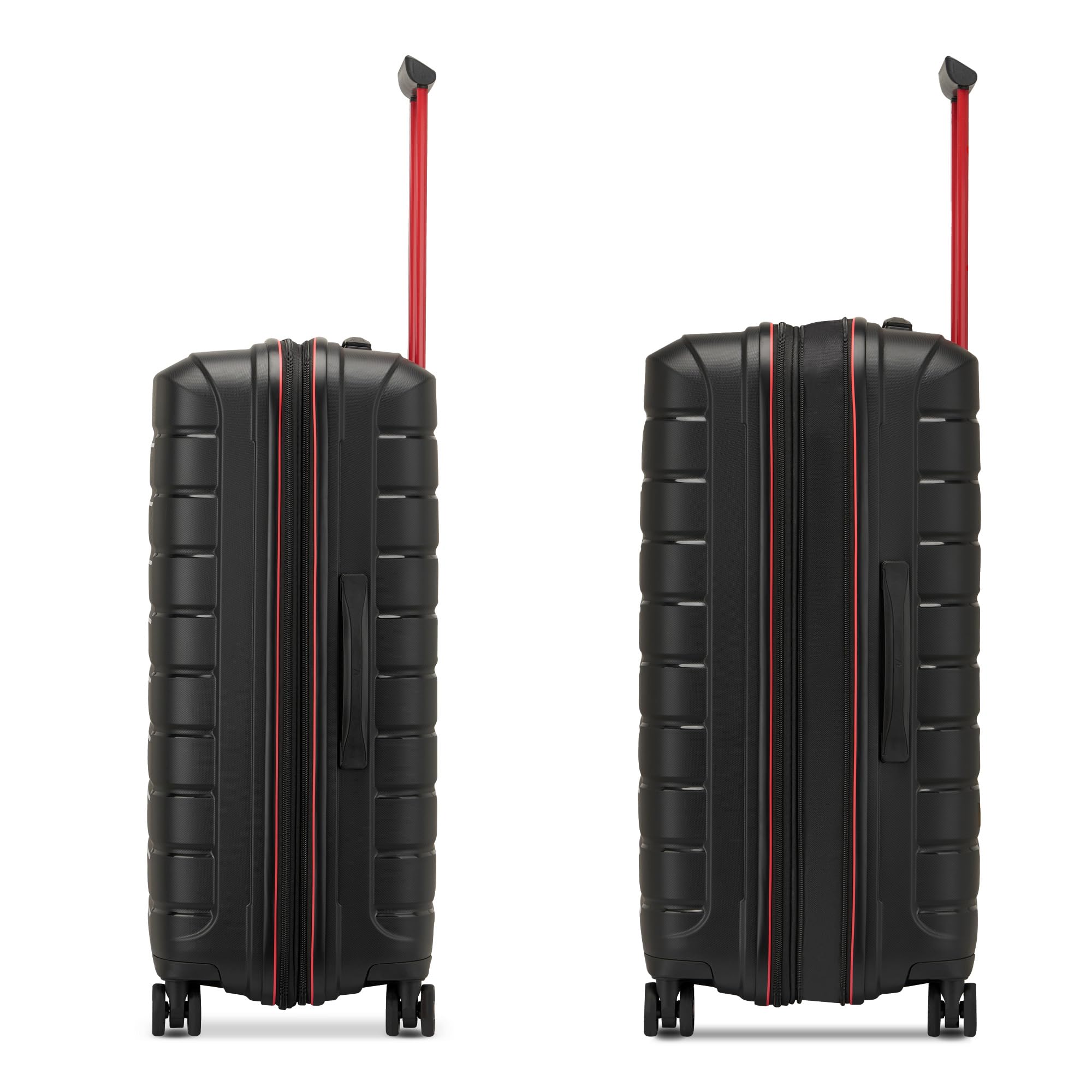 Roncato B-Flying Move Mittelgroßer Koffer 68 cm Erweiterbar - Schwarz