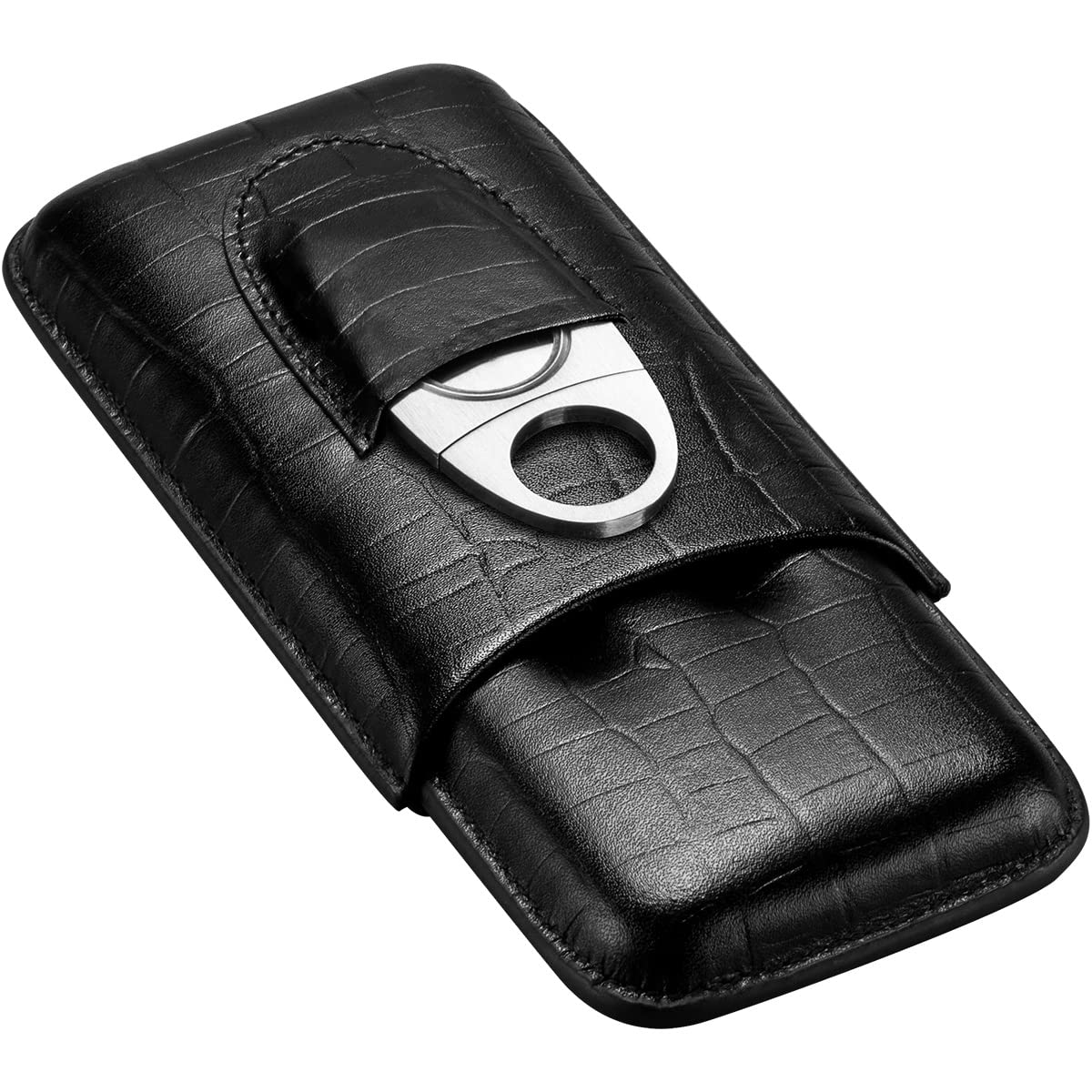 Buy CIGARLOONG Cigar Case Leather Cigar Travel Case Hold 3 Tube with