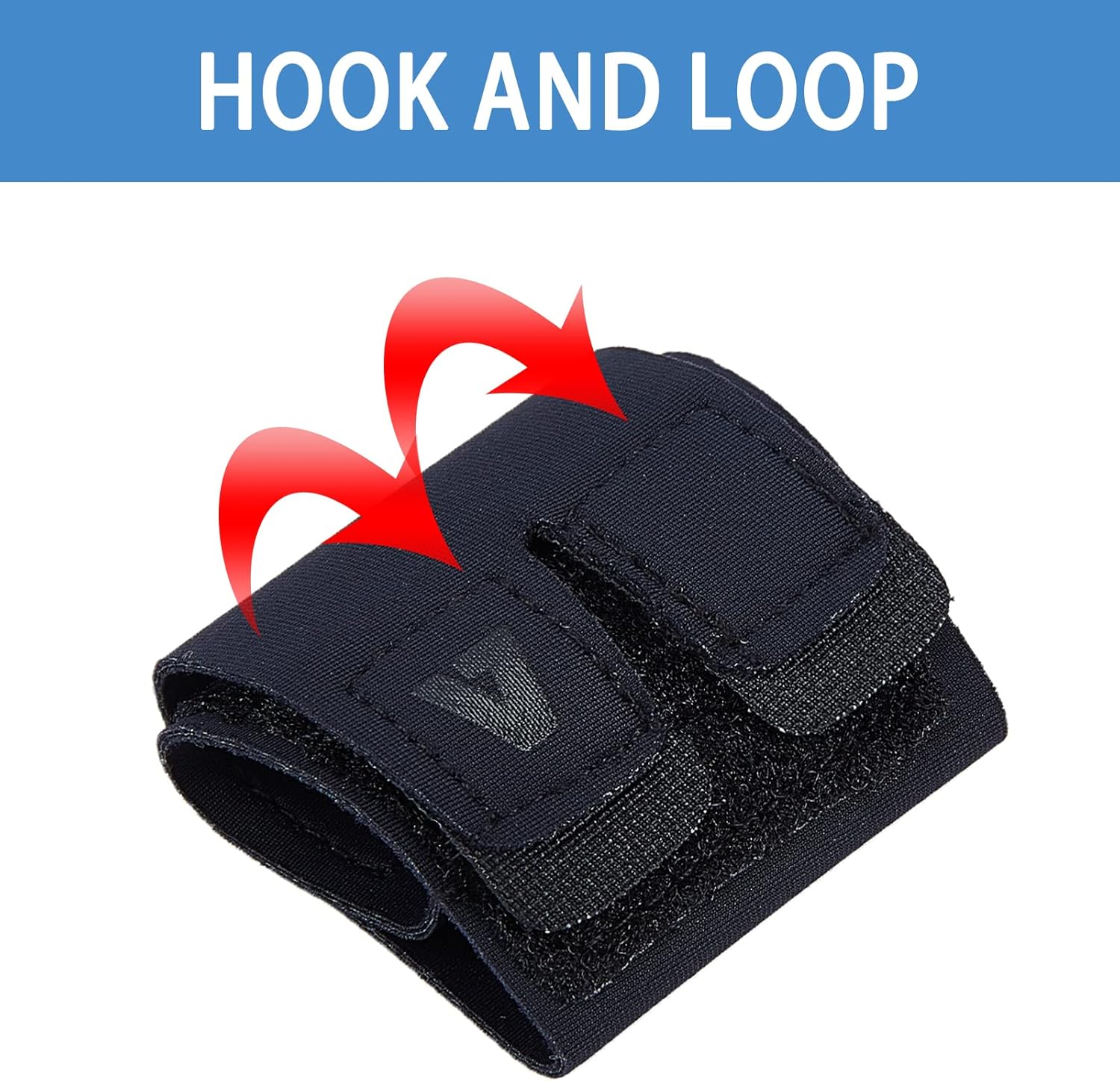 AMIJOUX 2 Pack Finger Splint Reusable Finger Support Sleeves for Sport