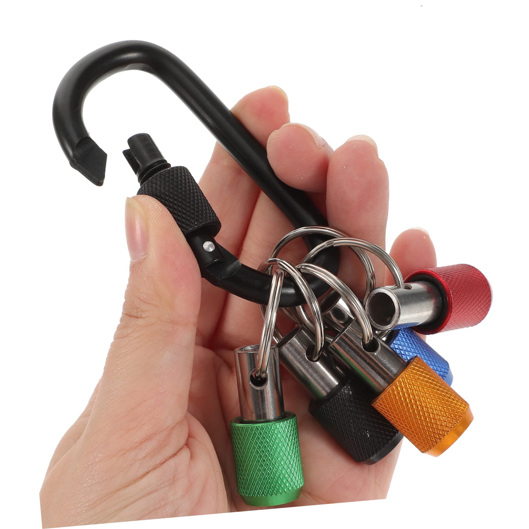 UKCOCO 3sets Porta Punte Per Avvitatore Con Portachiavi Supporto Estensibile Per Inserti Strumento Utile Per Riparazioni e Fai Da Te Design Compatto e Portatile Per Regali Padre e
