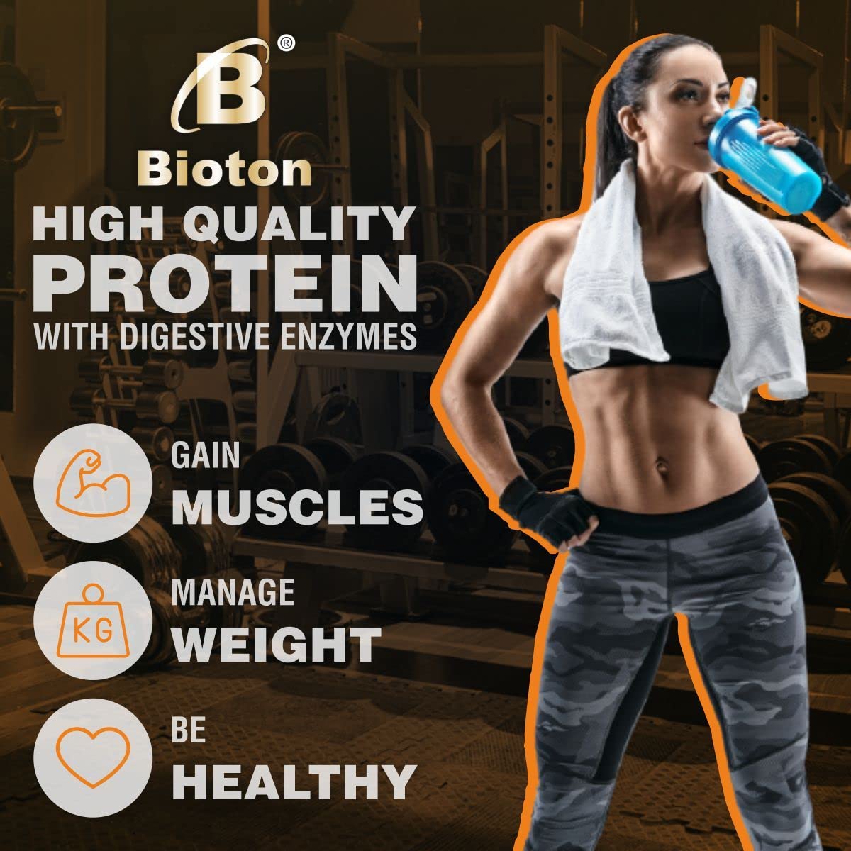 Bioton 100% Soy Protein Isolate 4 Kg Rich Chocolate, Lab Tested, 31 Gm Protein per Serving for Daily Protein Intake, Muscle Growth & Recovery, Plant Based Protein — Amazon image 9