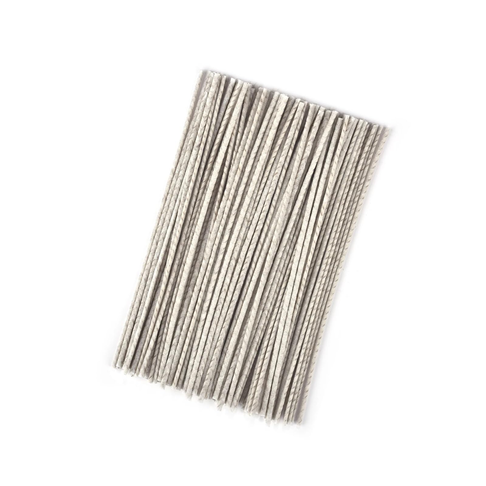 SITBXO Stoppino della Candela 100 Pezzi/Set Stoppini for Candele in Cotone Cerato Senza Fumo Nucleo di Cera Fai da Te con Lampada A Cherosene Intrecciata(15cm)