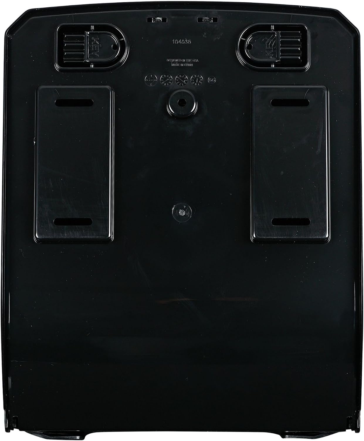 Boardwalk Ultrafold Multifold/C-Fold Towel Dispenser, 11.75 x 6.25 x 18, Black Pearl