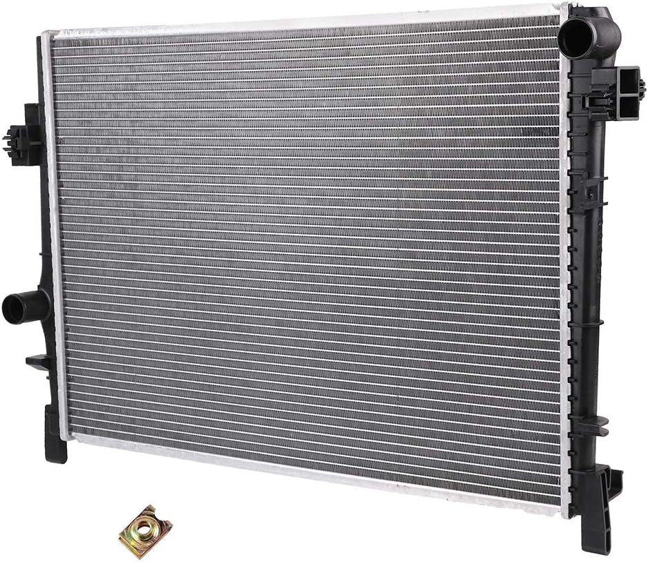 OCPTY Core Radiator Plastic Aluminum Radiator Compatible for 2009-2019 for Dodge for Journey 2.4L 2009-2010 for Dodge for Journey 3.5L 2011-2019 for Dodge for Journey 3.6L 13084