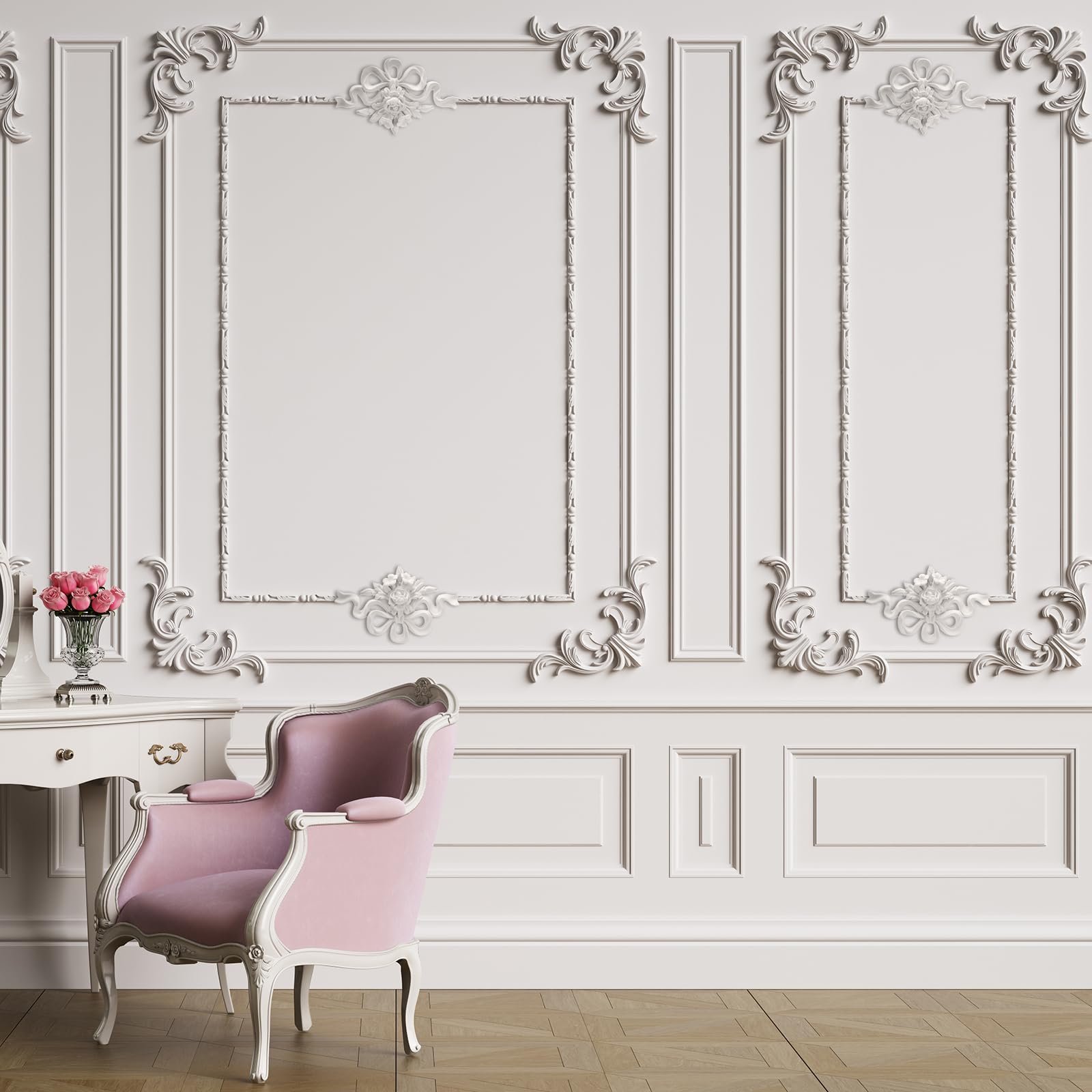 Snapklik.com : Pangda Corner Wall Molding French Style Wainscoting ...