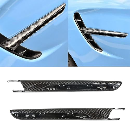 Miniatura 5 de 2 piezas de ventilación lateral de ventilación de aire para automóviles, decoración de ventilación lateral de aire automático, reemplazo para F80 M3