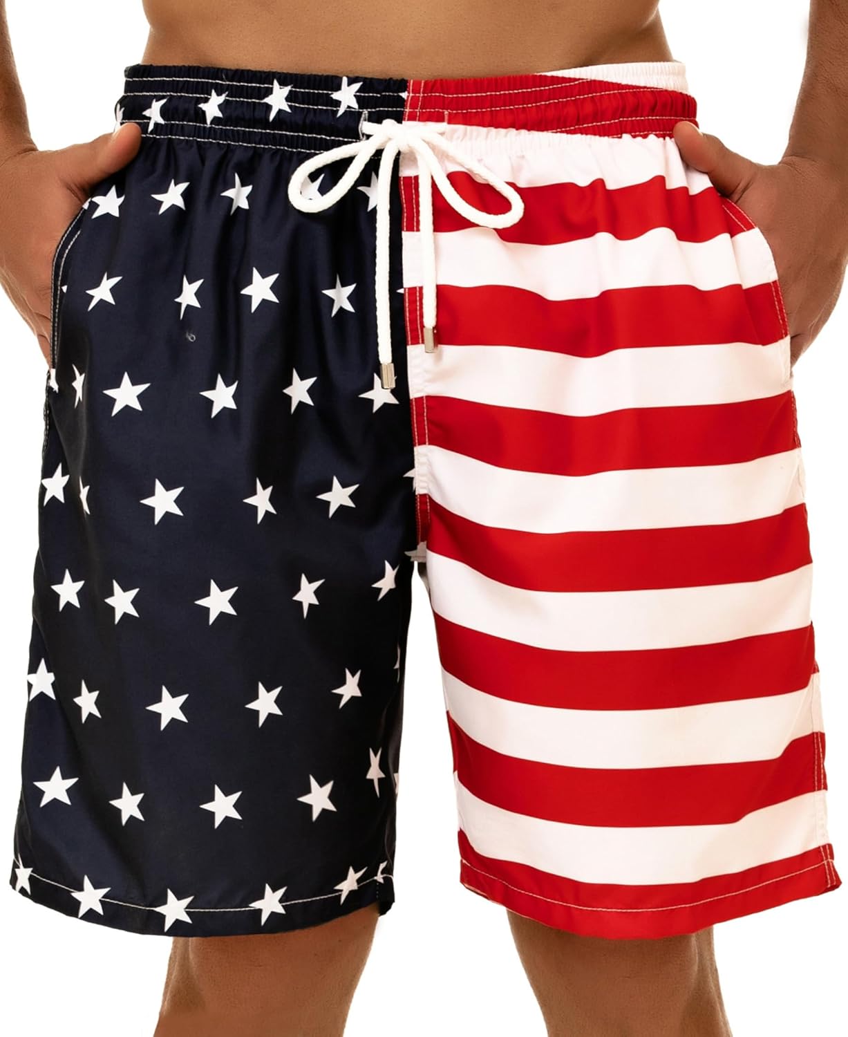 KAILUA SURF Big and Tall Mens Swim Trunks, 9" Mens Designer Bathing Suit Boardshorts