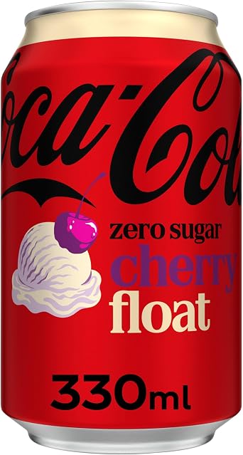 Coca-Cola Zero Sugar Cherry Float 24 x 330ml Cans
