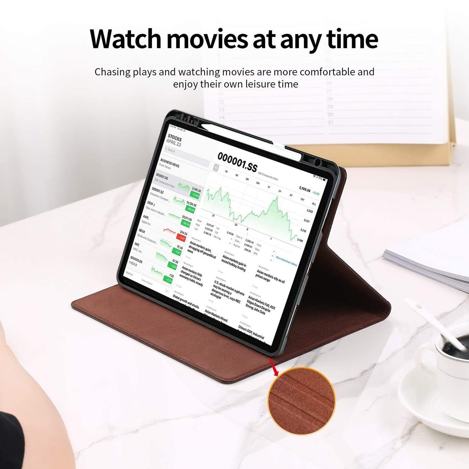 Amazon.com: Gexmil Genuine Leather Case for iPad Pro 13 Inch (M5