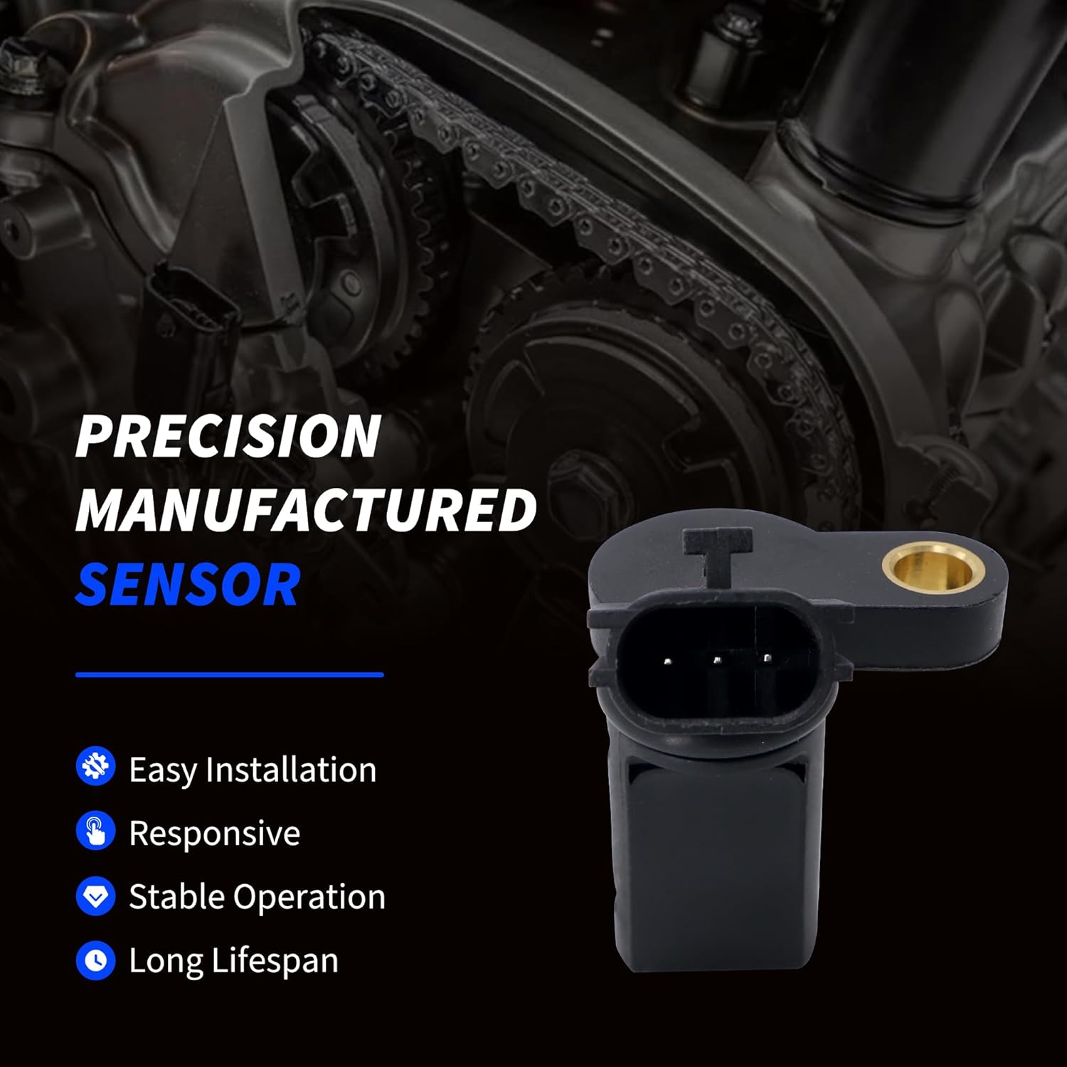 CPS0005 Engine Camshaft Position Sensor Compatible with Nissan Altima Armada Frontier Maxima Murano NV1500 NV2500 NV3500 Pathfinder Quest Titan Xterra Infiniti FX35 G35 I35 M35 QX56 23731-AL61A