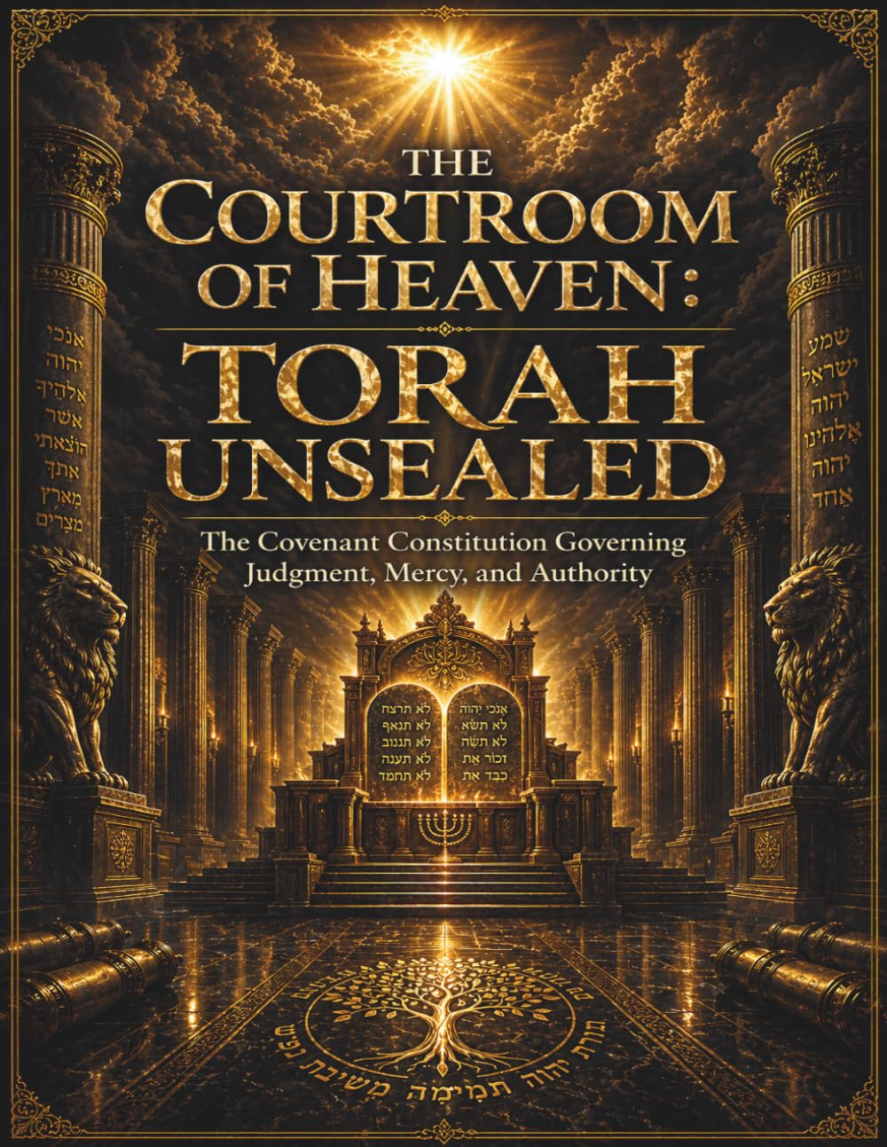 The Courtroom Of Heaven: Torah Unsealed: The Covenant Constitution Governing Judgment, Mercy, and Authority
