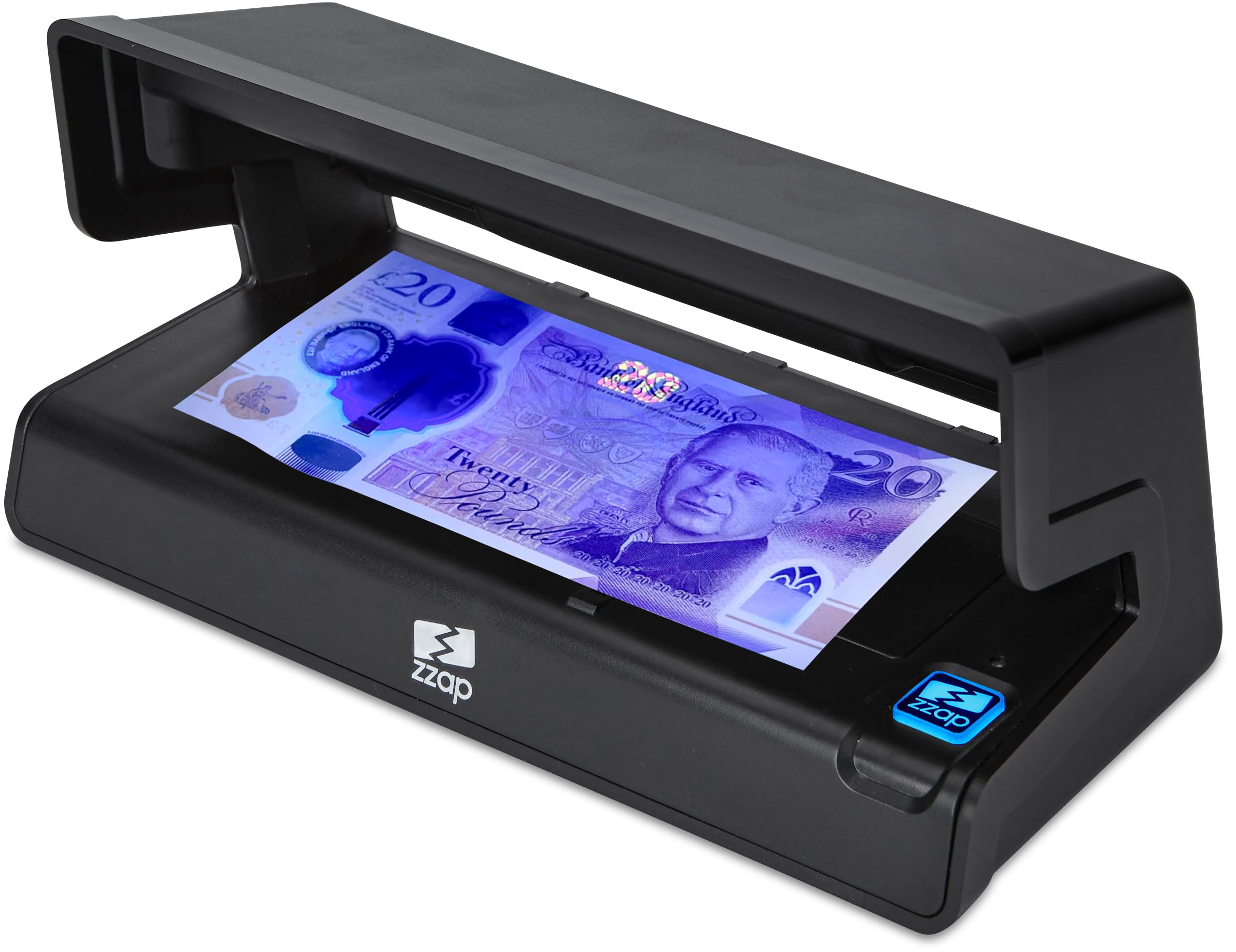 ZZap D30 - Counterfeit Banknote Detector - LED Ultraviolet Light - Money Checker Machine