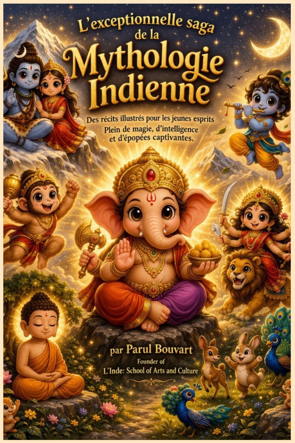 L'exceptionnelle saga de la Mythologie Indienne: Des récits illustrés pour les jeunes esprits...