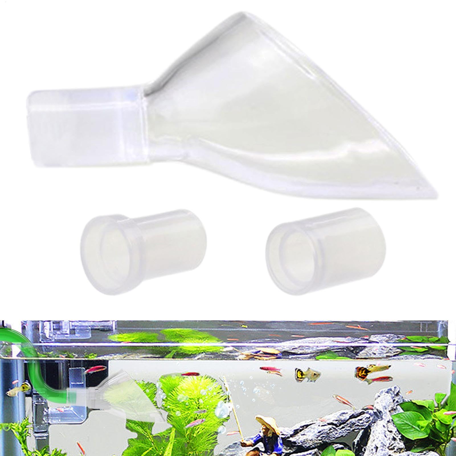 Outflow Lily Pipe - Aquarium Inflow Outflow Pipe, Planted Tank Aquarium Glass Pipe, Acrylic Fish Tank Lily Pipe For Water Inflow Outflow, Adjustable Filter Tubing Water Equipment For Fish Tank