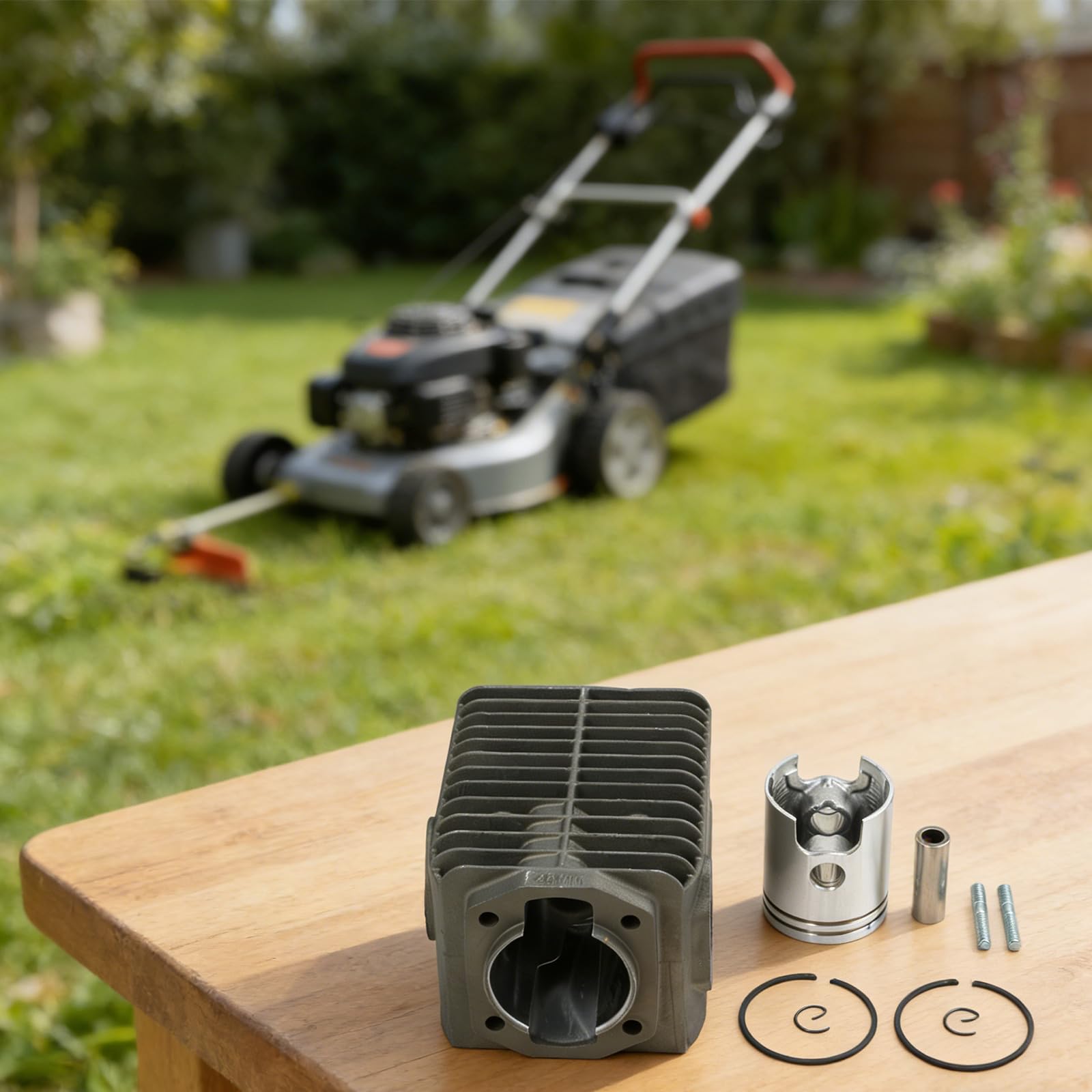 Rendimiento mejorado del motor con kit de juntas de cilindro de 45 mm para Wacker WM80, BS500, BS600, BS700, total de 17 piezas