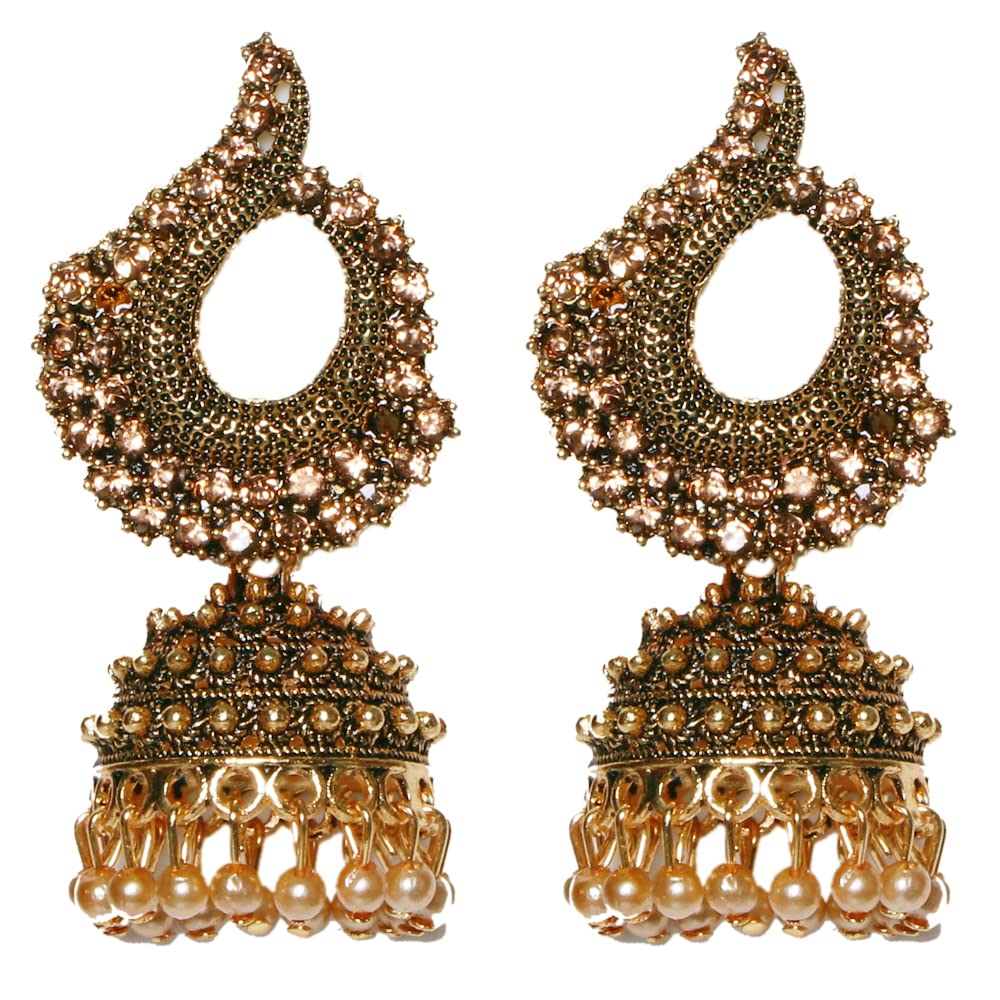 See full amazon price history chart for RSJ FASHIONS - Latest Stylish Brass Traditional Pearl Hangings Oxidised Gold Jhumki Earrings for Women and girls RSJ FASHIONS - Latest Stylish Brass Traditional Pearl Hangings Oxidised Gold Jhumki Earrings for Women and girls (B0B29149TV) Amazon Price History, Amazon Price Tracker