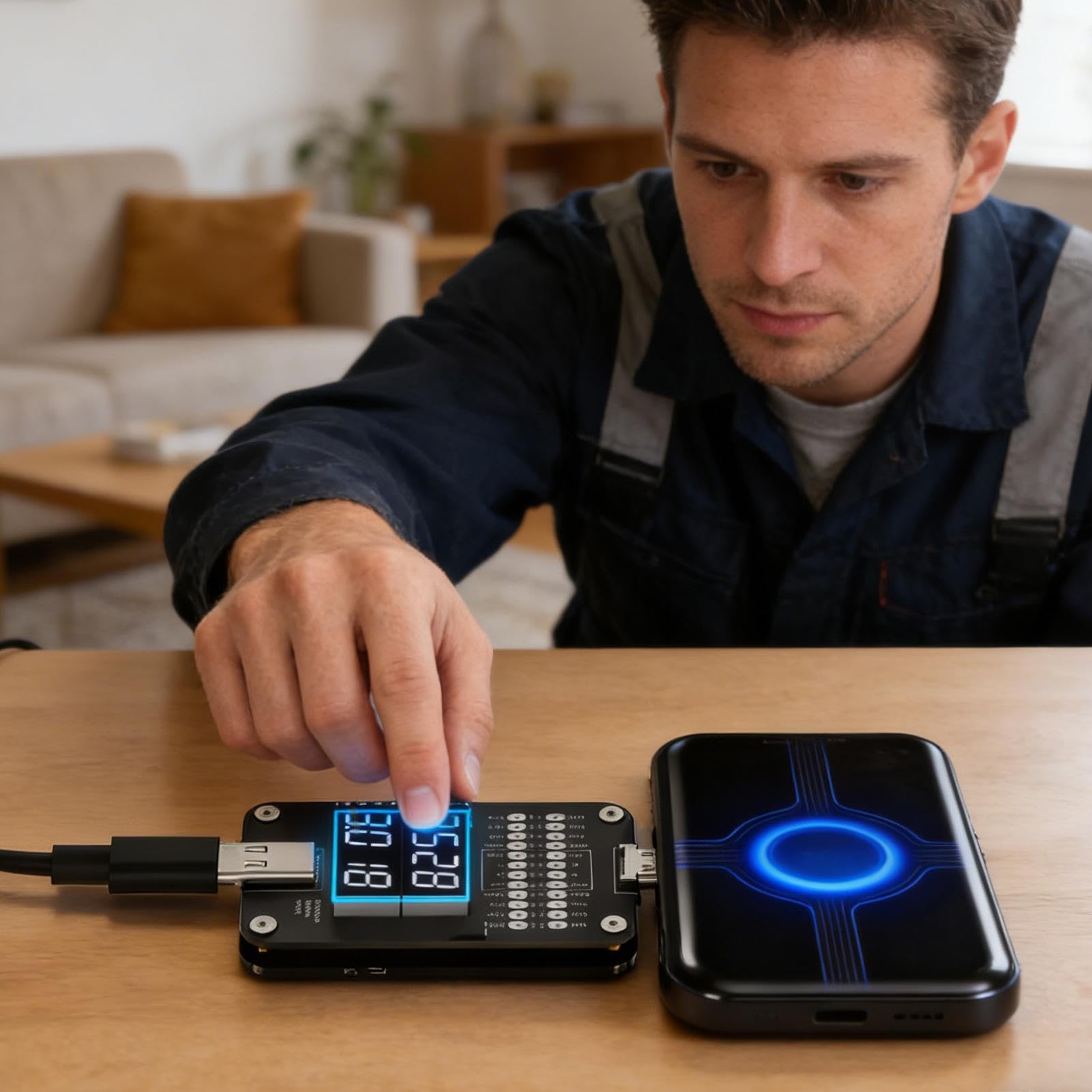Testeur D'Alimentation Type C Détecteur De Courant