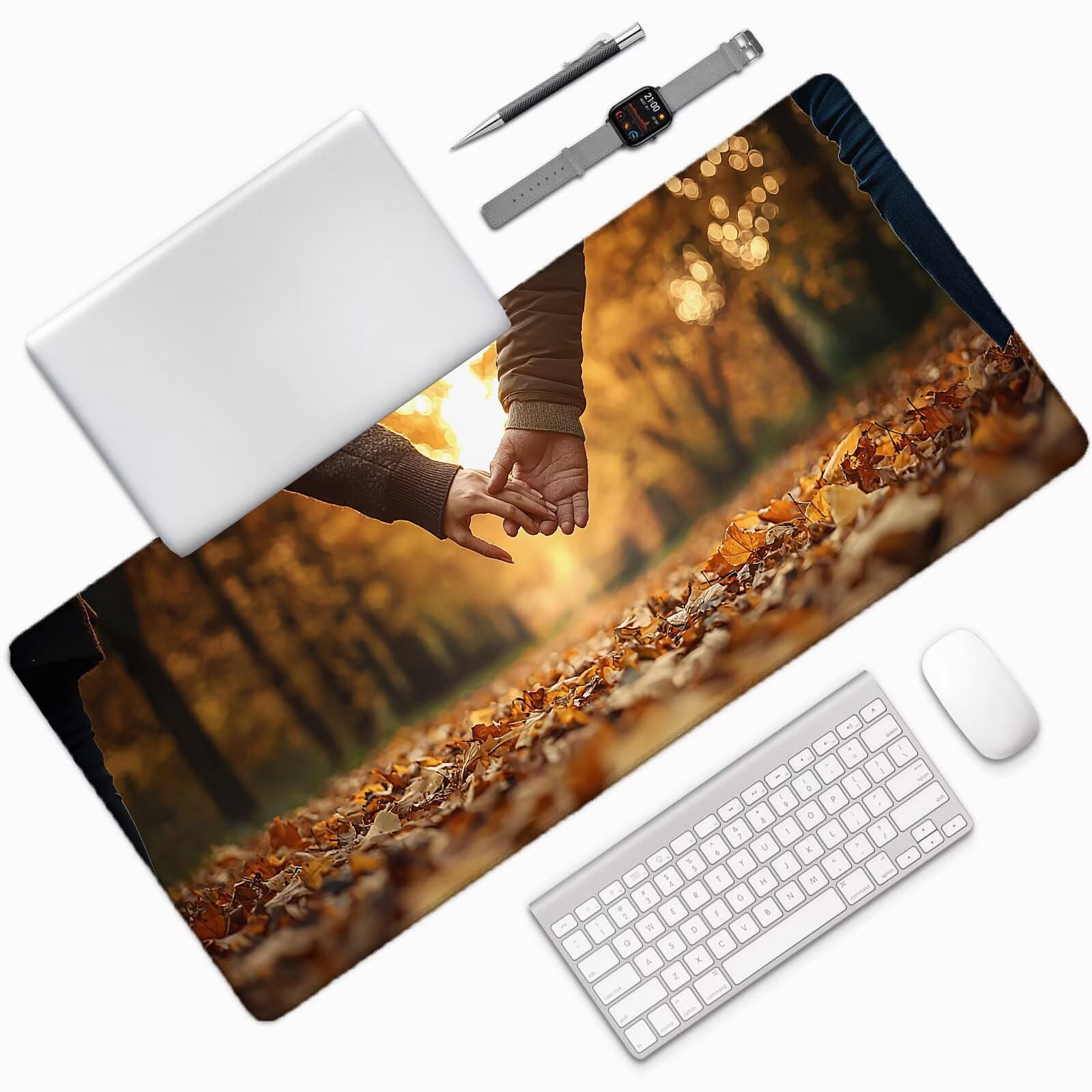 Niestandardowa podkładka pod mysz ze zdjęciem, 1200 x 600 mm wodoodporna niestandardowa podkładka pod mysz do gier, pod biurko z antypoślizgową podstawą, dodaj zdjęcia, pomysł na prezent dla graczy,
