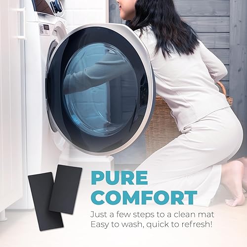 Miniatura 7 de Homergy Alfombra de baño, superabsorbente y de secado rápido, con parte trasera de goma antideslizante, lavable a máquina y resistente al olor, 16 x